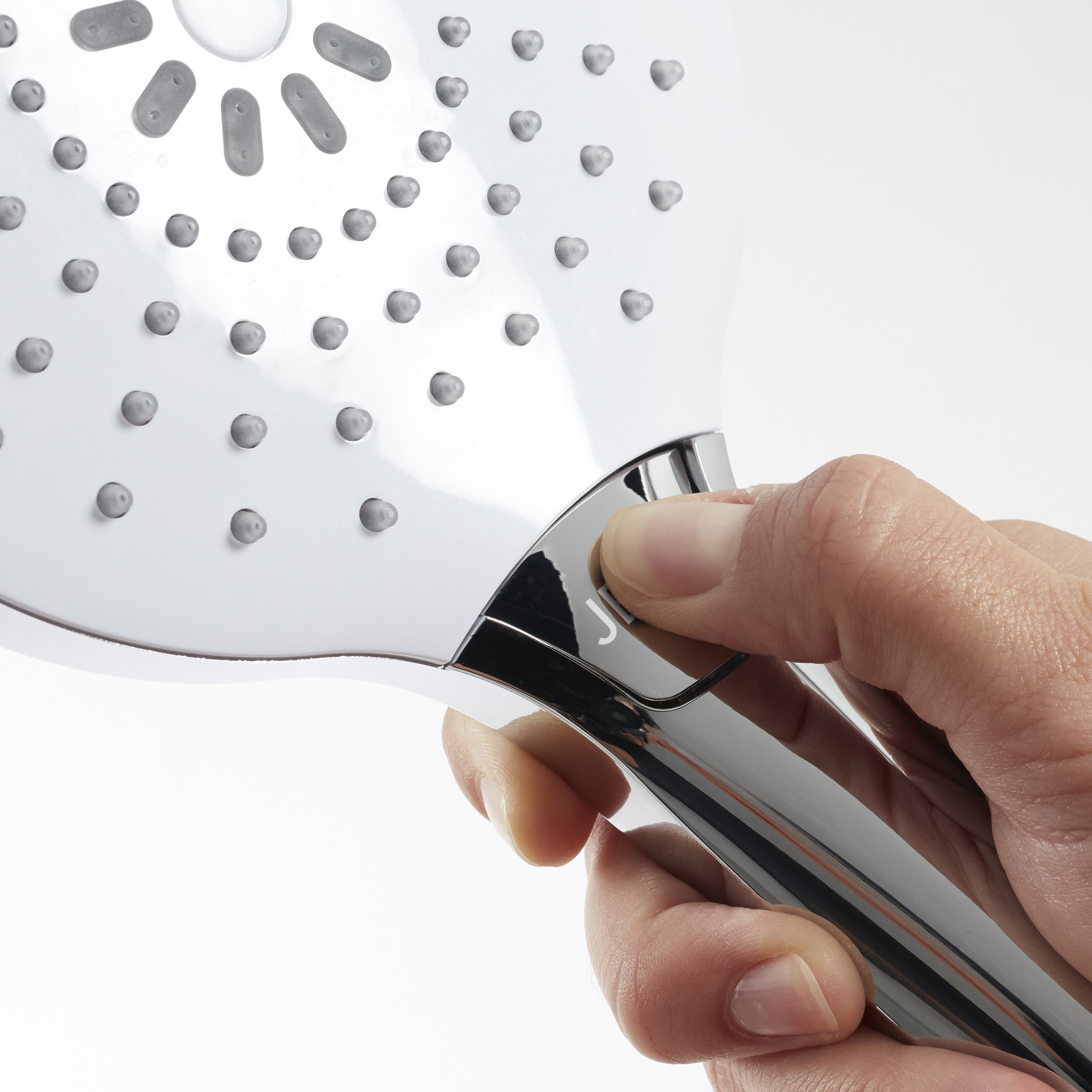 Pommeau, flexible et support mural3, SENSEA Etna chromé - 5