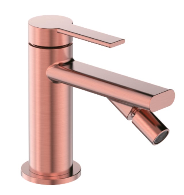 GRIFO BIDE MONOMANDO RONDO PVD COBRE