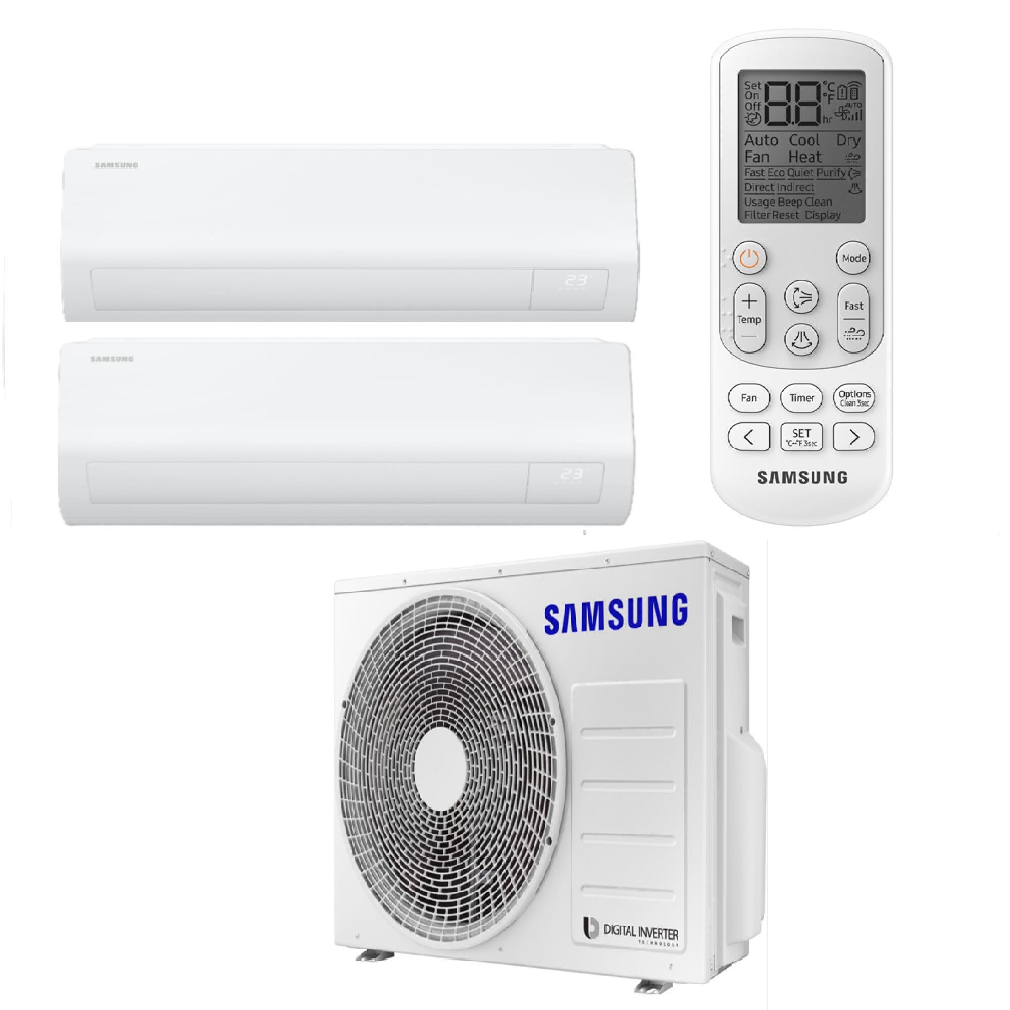 Ar condicionado fixo (2X1) AJ40 LUZON S2 SAMSUNG 9+12 KBTU - 3