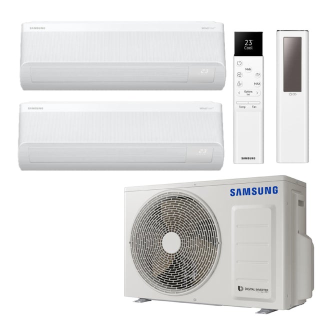 Ar condicionado fixo (2X1) SAMSUNG Comfort 5 KW 9+12 KBTU