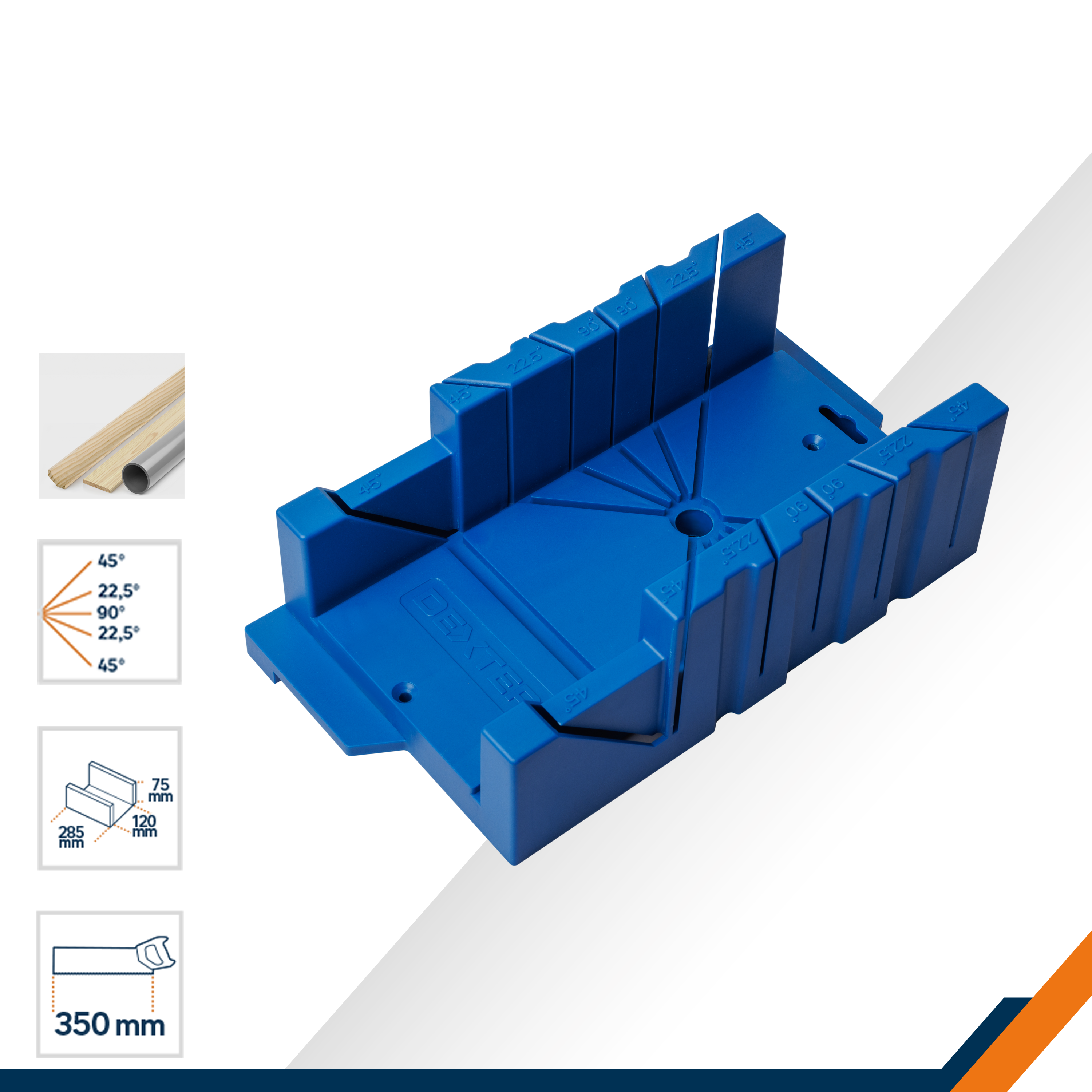 Skrzynka uciosowa 285x110 mm - 4