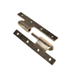 Cerniera Pomella Zancata 822-02 Bal Per Porta Interna, Dimensione 120x65 Mm, Mano Sinistra, Ottone Finitura Lucido Verniciato - Foto 8