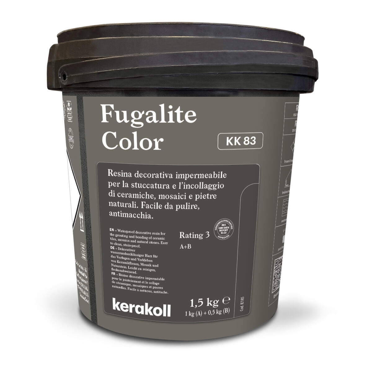 Betume bicomponente FUGALITE COLOR KK83 1,5kg Kerakoll - 2