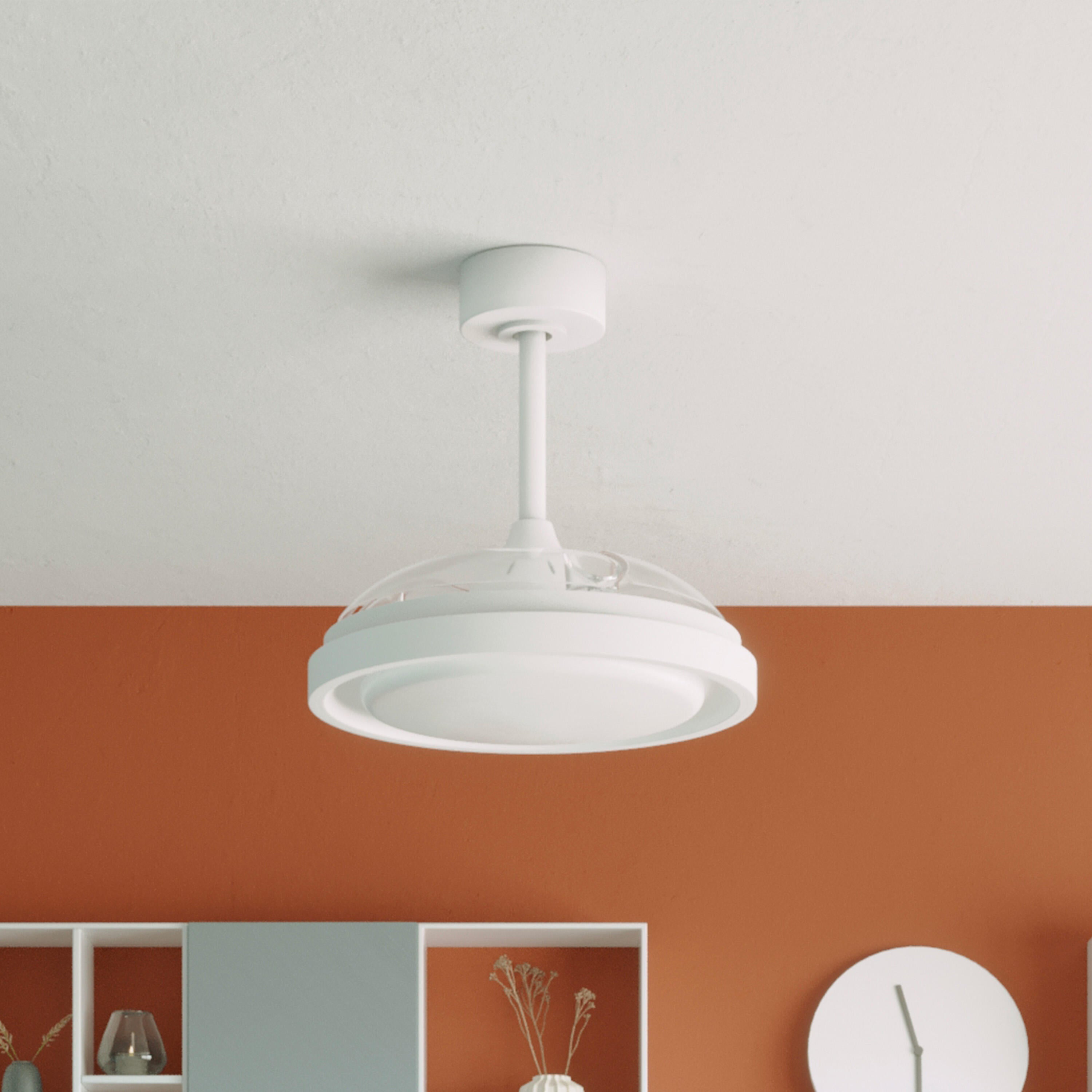 Ventilateur de plafond LED, Blossom S, 91 cm, INSPIRE, blanc - 12