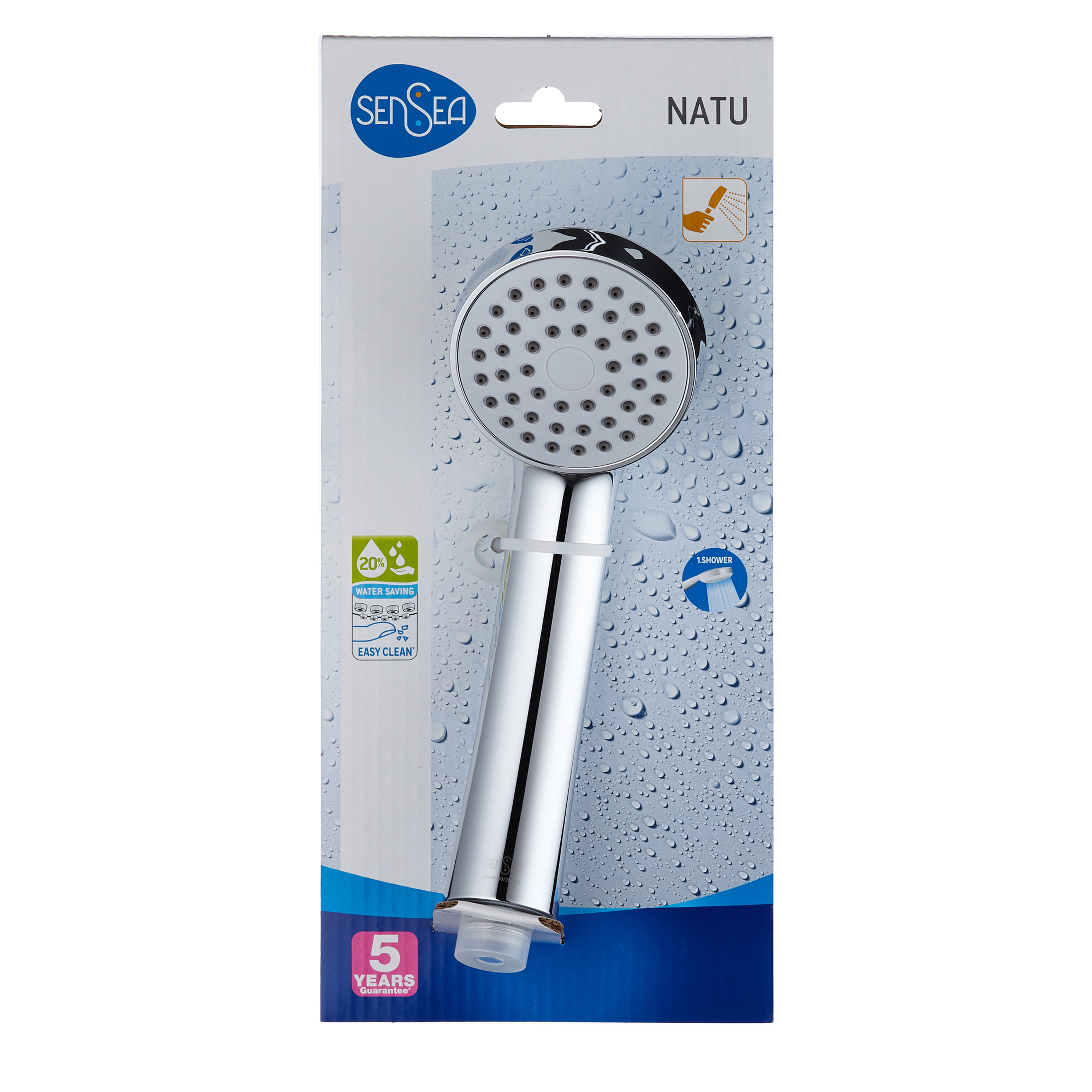 Chuveiro SENSEA NATU CROMADO 1 JATO - 5
