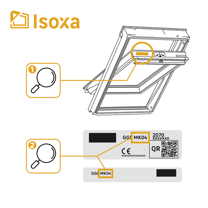 ISOXA Stores bannes compatibles VELUX MK04 M04 SK06 S06