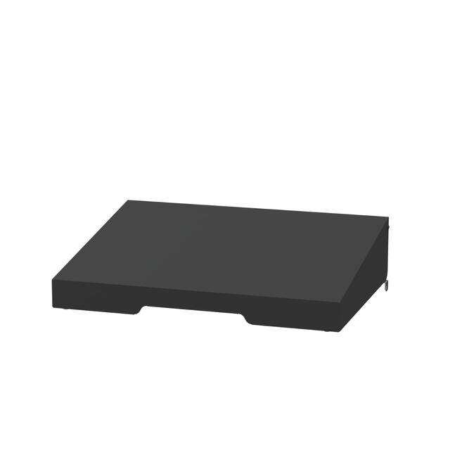 Couvercle de protection en acier noir LE MARQUIER pour plancha Pure 260