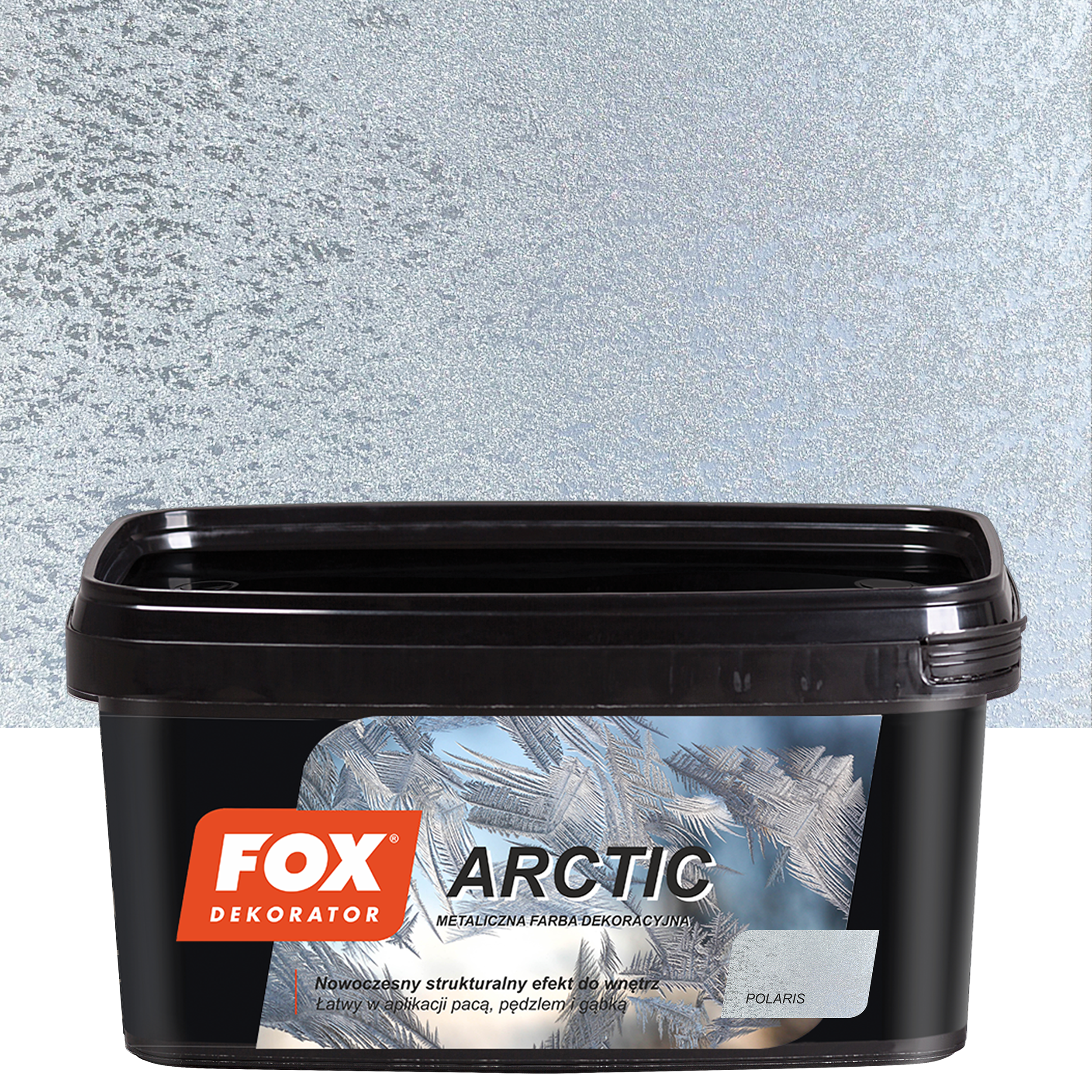 Farba dekoracyjna metaliczna Arctic Polaris 1l Fox