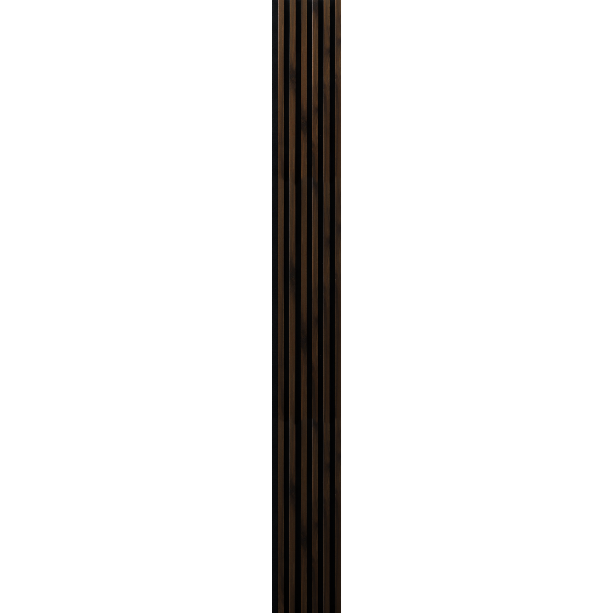 Panele ścienne 3D Lamel na czarnym filcu 270x30 cm Auron Walnut 6 lameli - 3