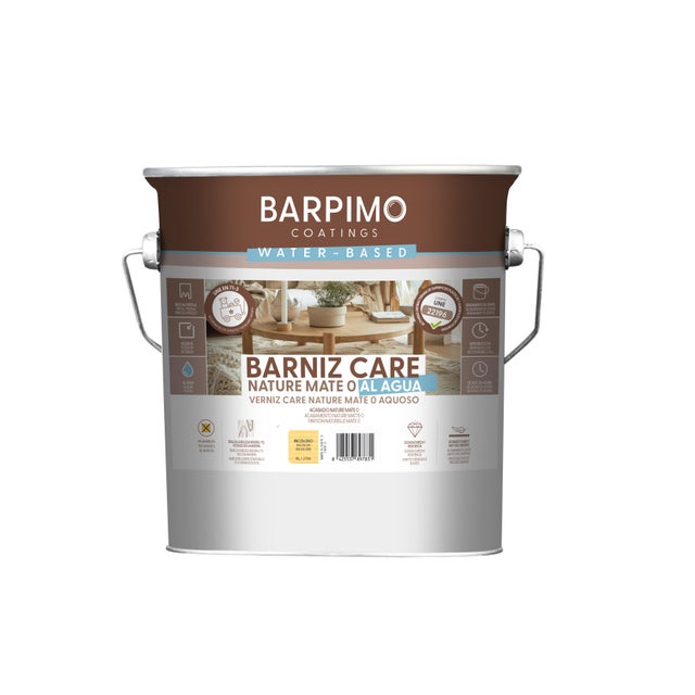 BARNIZ INTERIOR ACRÍLICO EXTRA MATE BARPIMO 4L INCOLORO