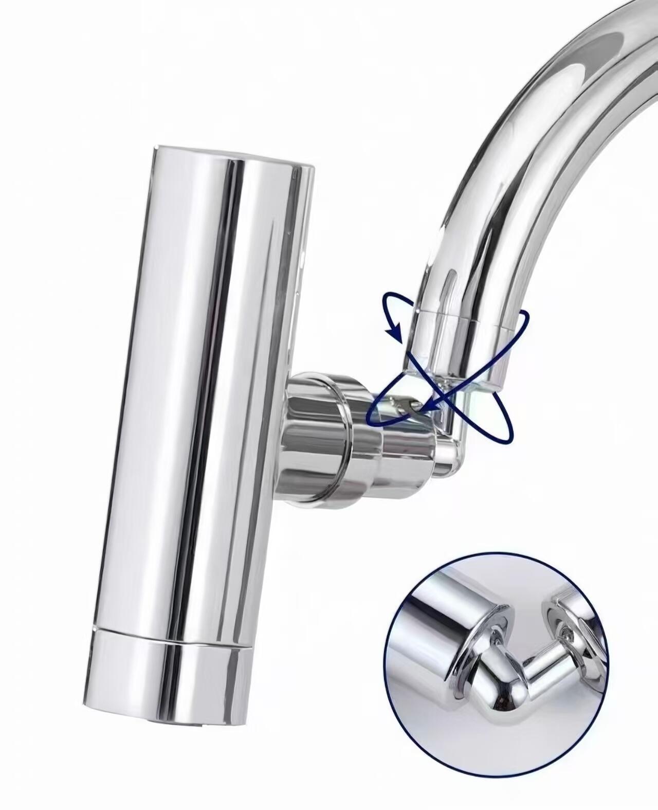 Extensor de Torneira 3J Rotativo Cromado - 5