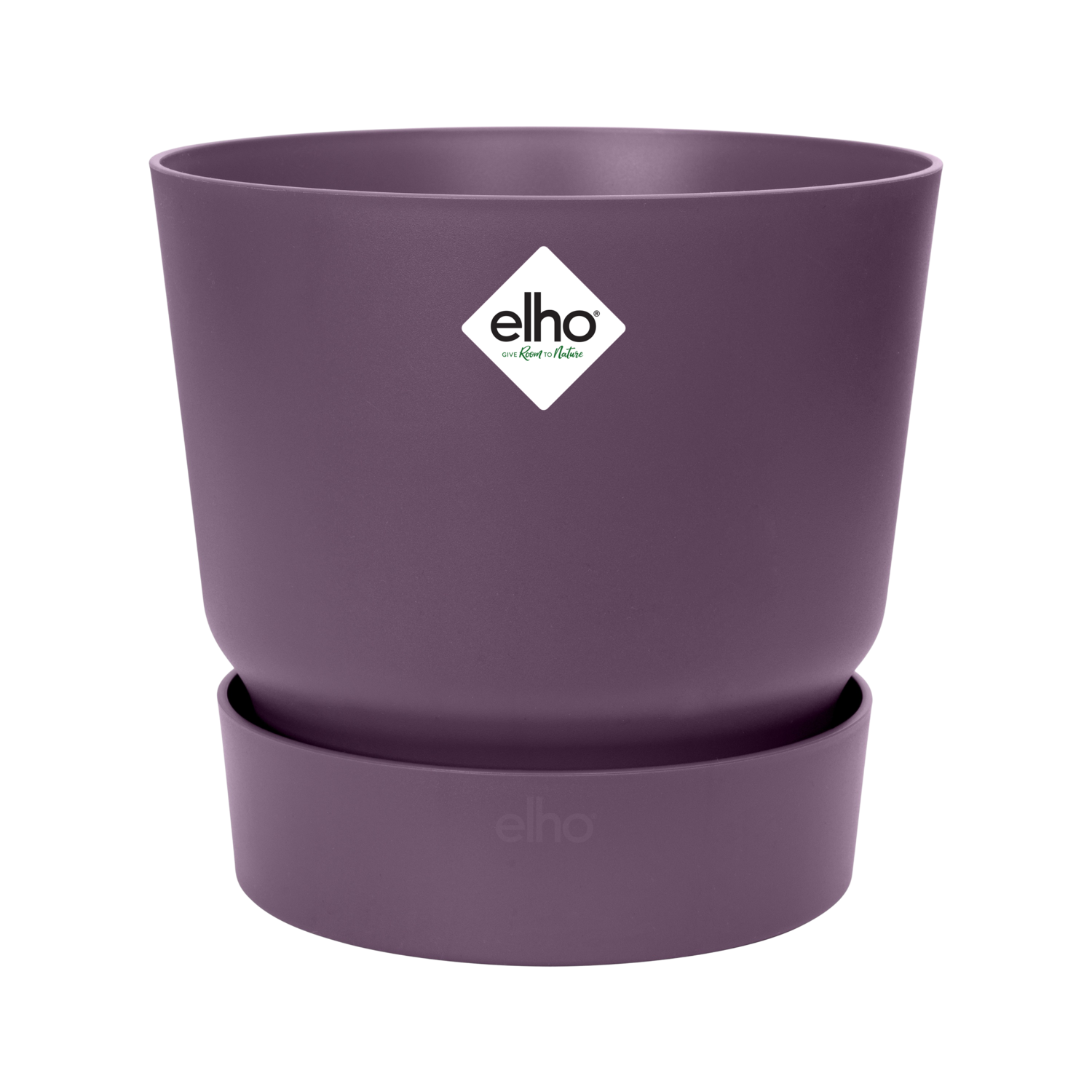 Pot à plante polypropylène à réserve d'eau ELHO Diam.20 L.19 x l.19.5 x H.18.4 c - 3