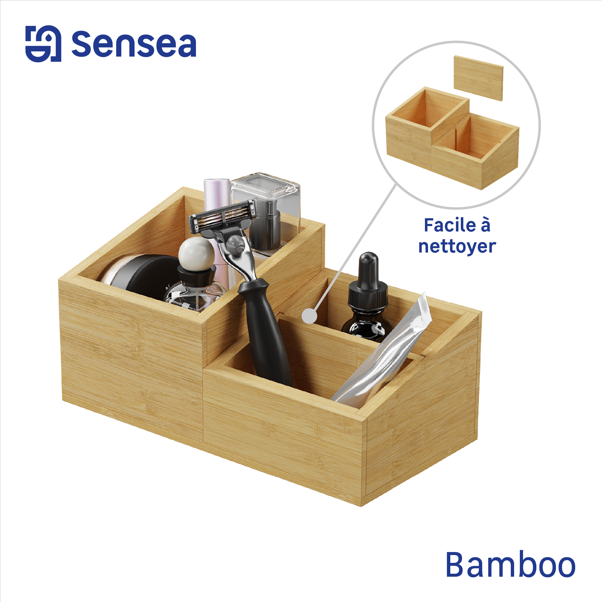 Organiseur marron Naturel SENSEA - 5
