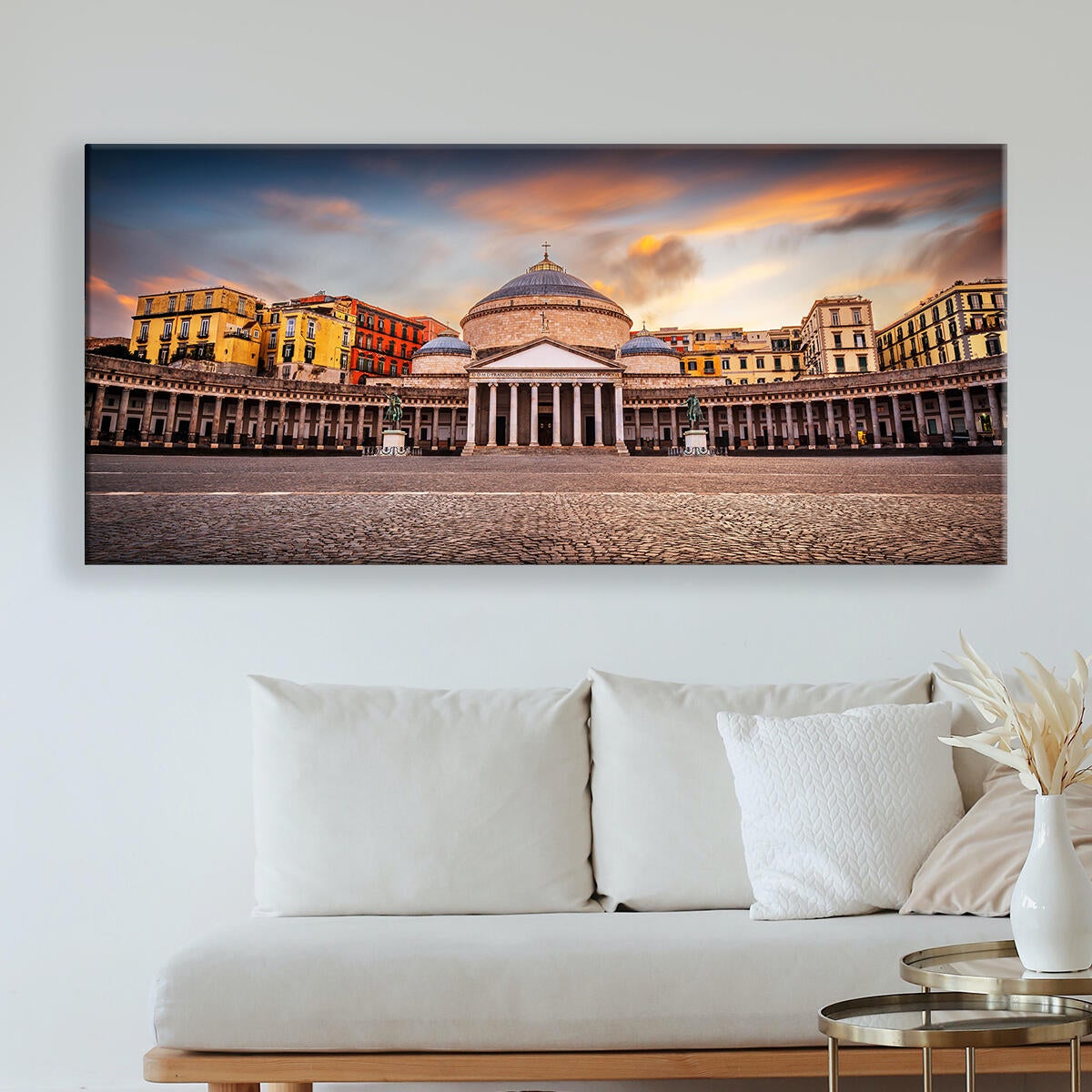 Napoli piazza Plebiscito notte