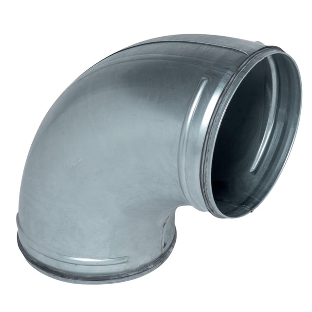 CODO 90º ACERO GALVANIZADO CON JUNTA DE GOMA Ø200MM