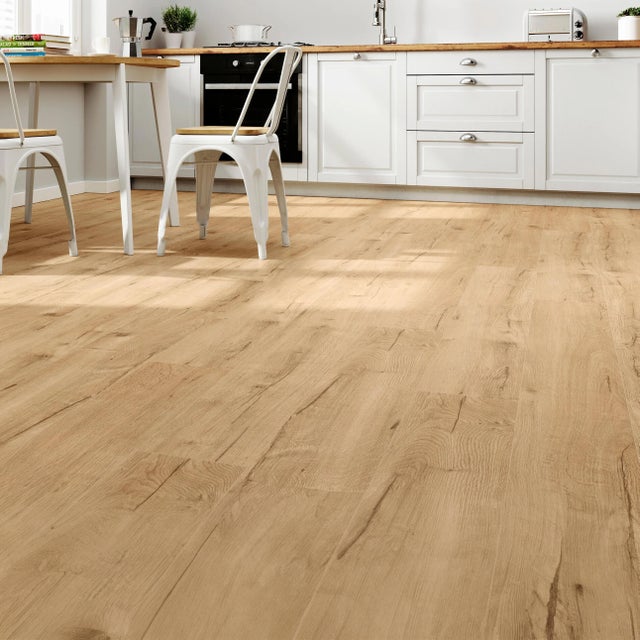 Pavimento flutuante laminado Vitória intenso extremo 8 mm Artens NAT325