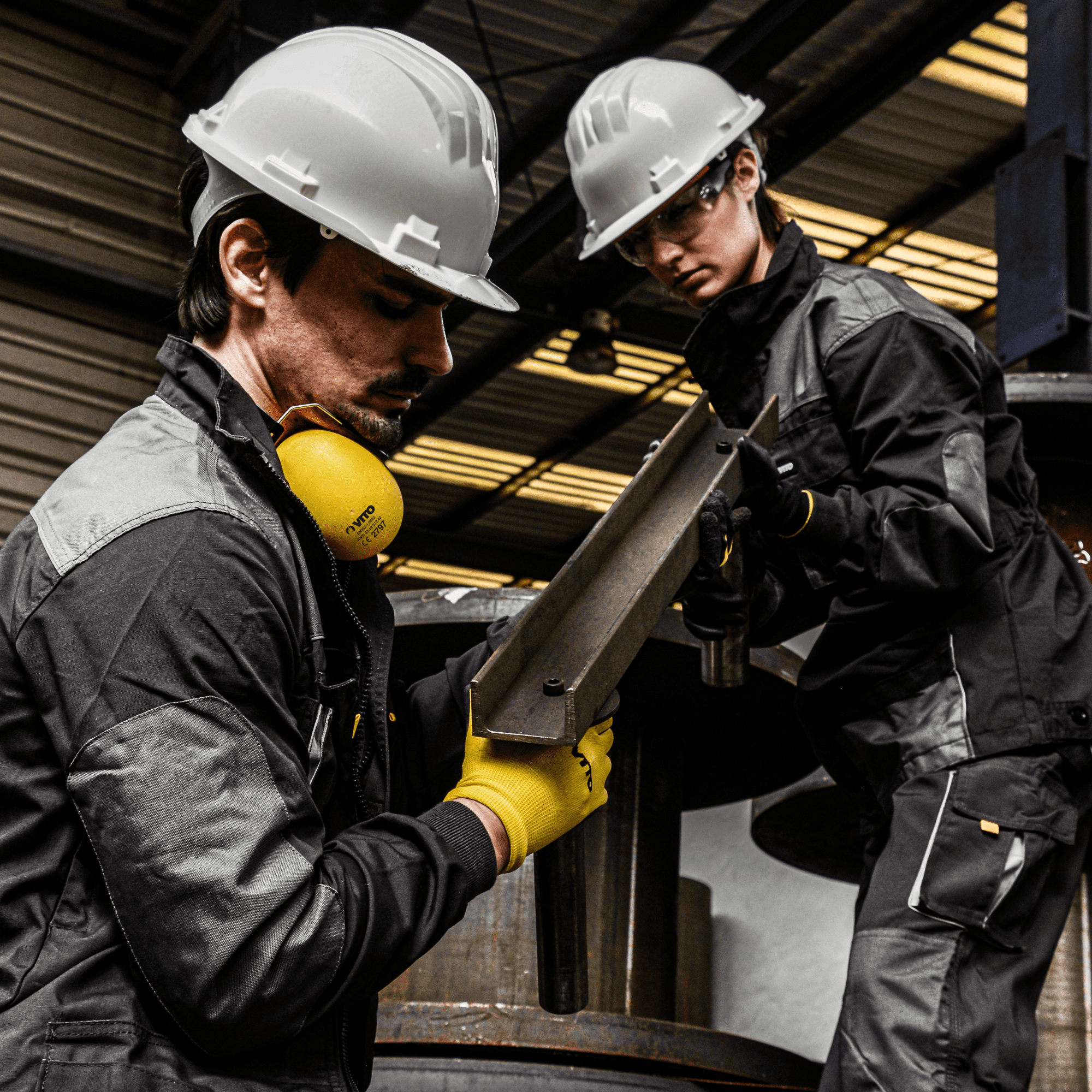 Casaco de trabalho cinza tamanho XXL Vito Comfort Plus - 4