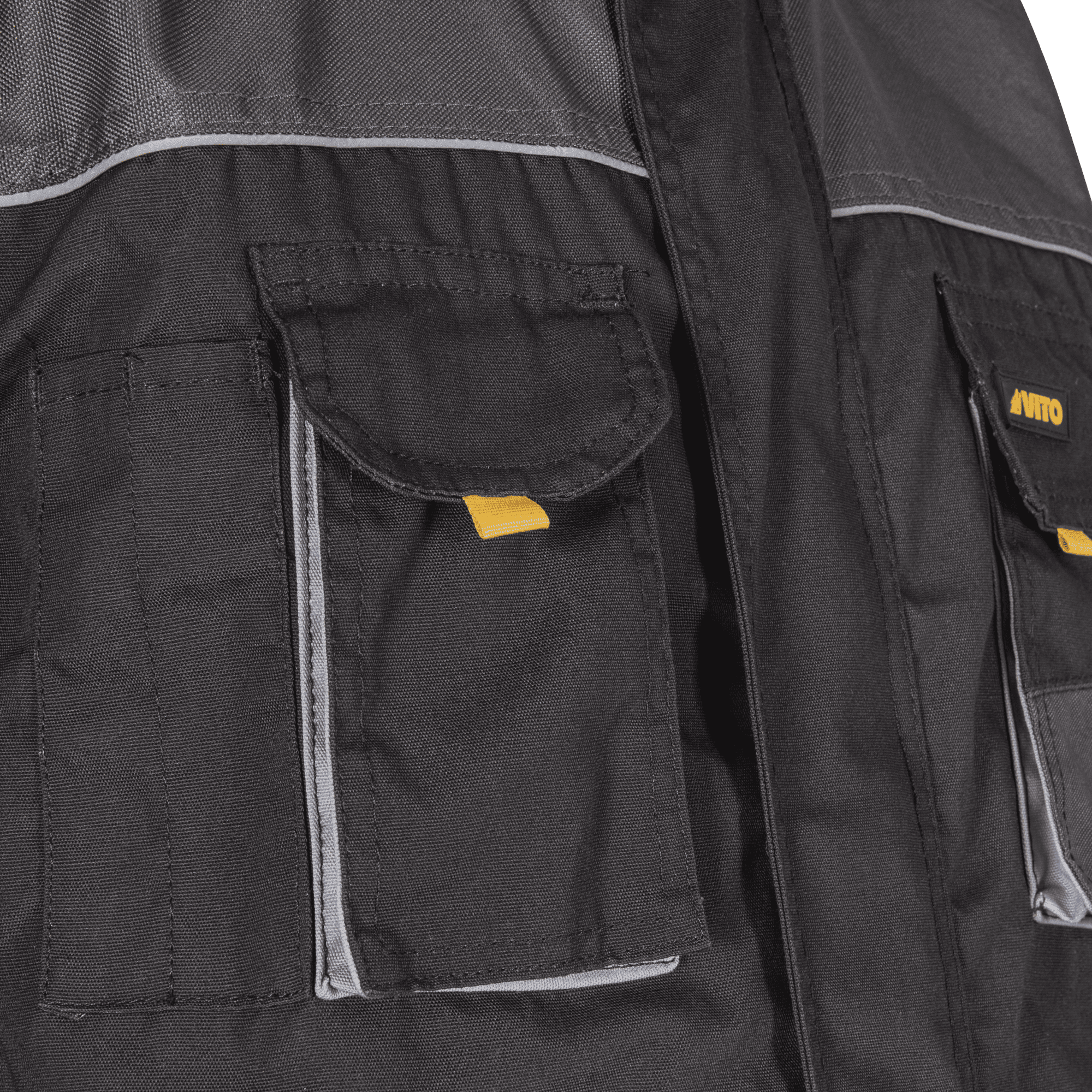 Casaco de trabalho cinza tamanho XXL Vito Comfort Plus - 7