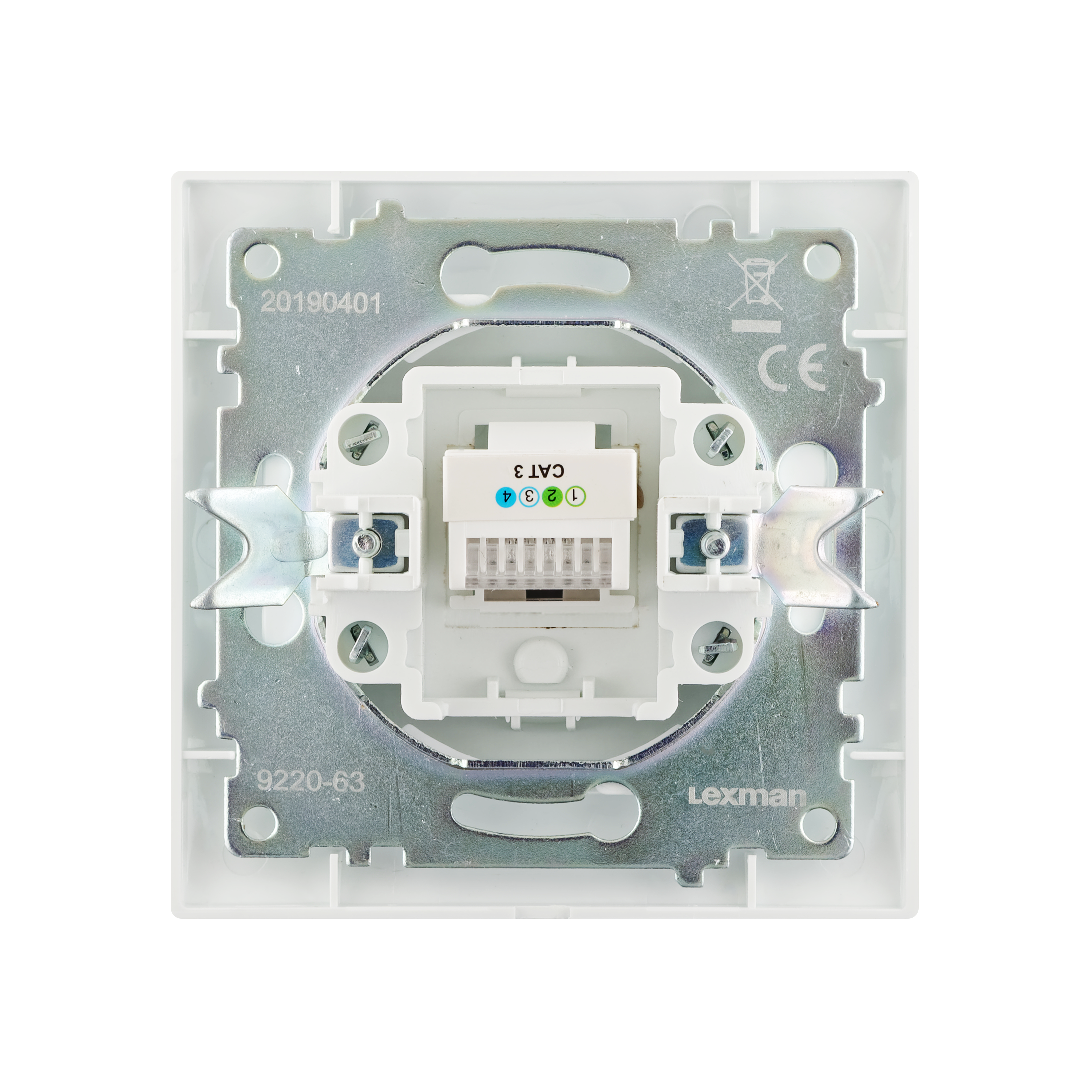 Tomada de telefone RJ11 LEXMAN LIKA BRANCO - 7