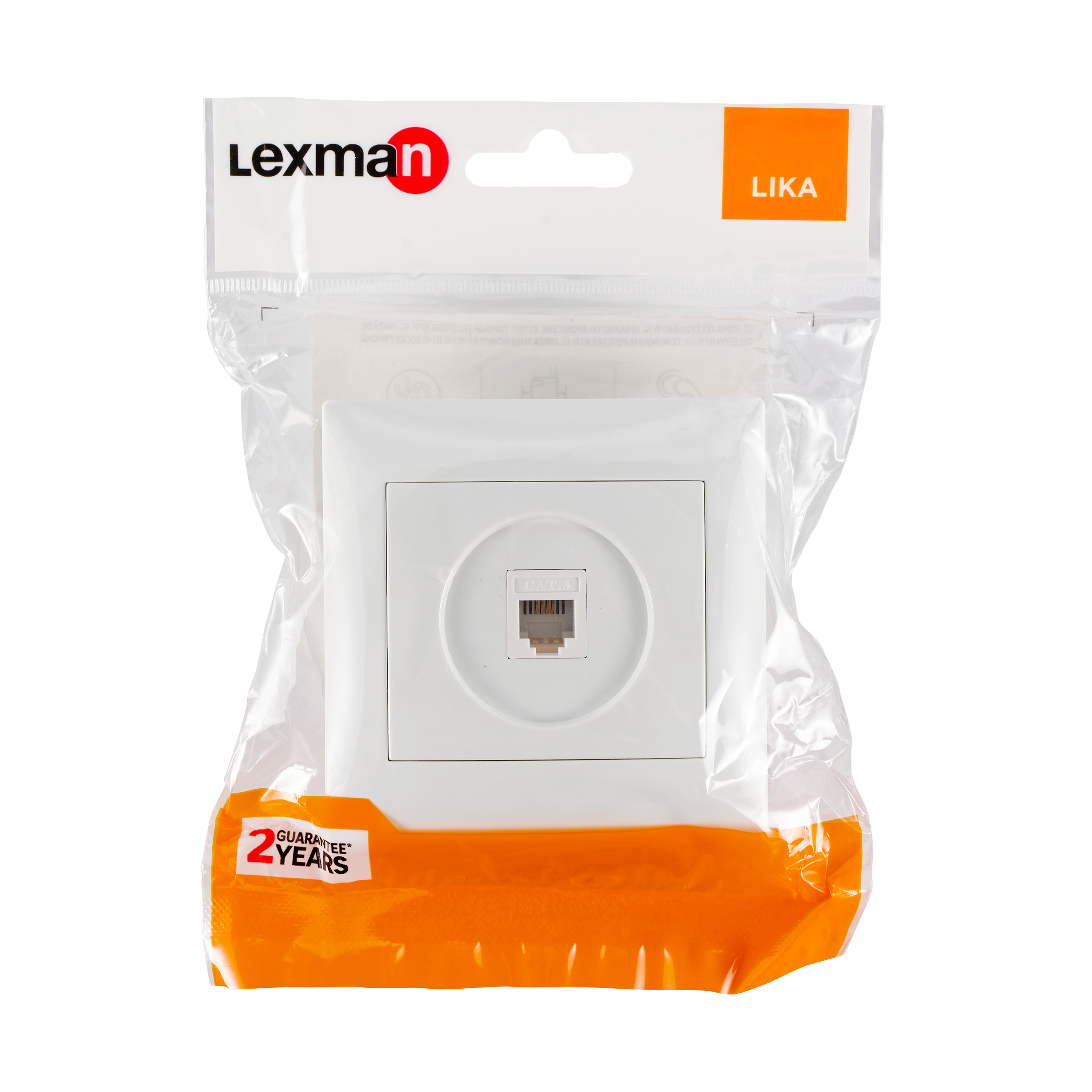 Tomada de telefone RJ11 LEXMAN LIKA BRANCO - 5