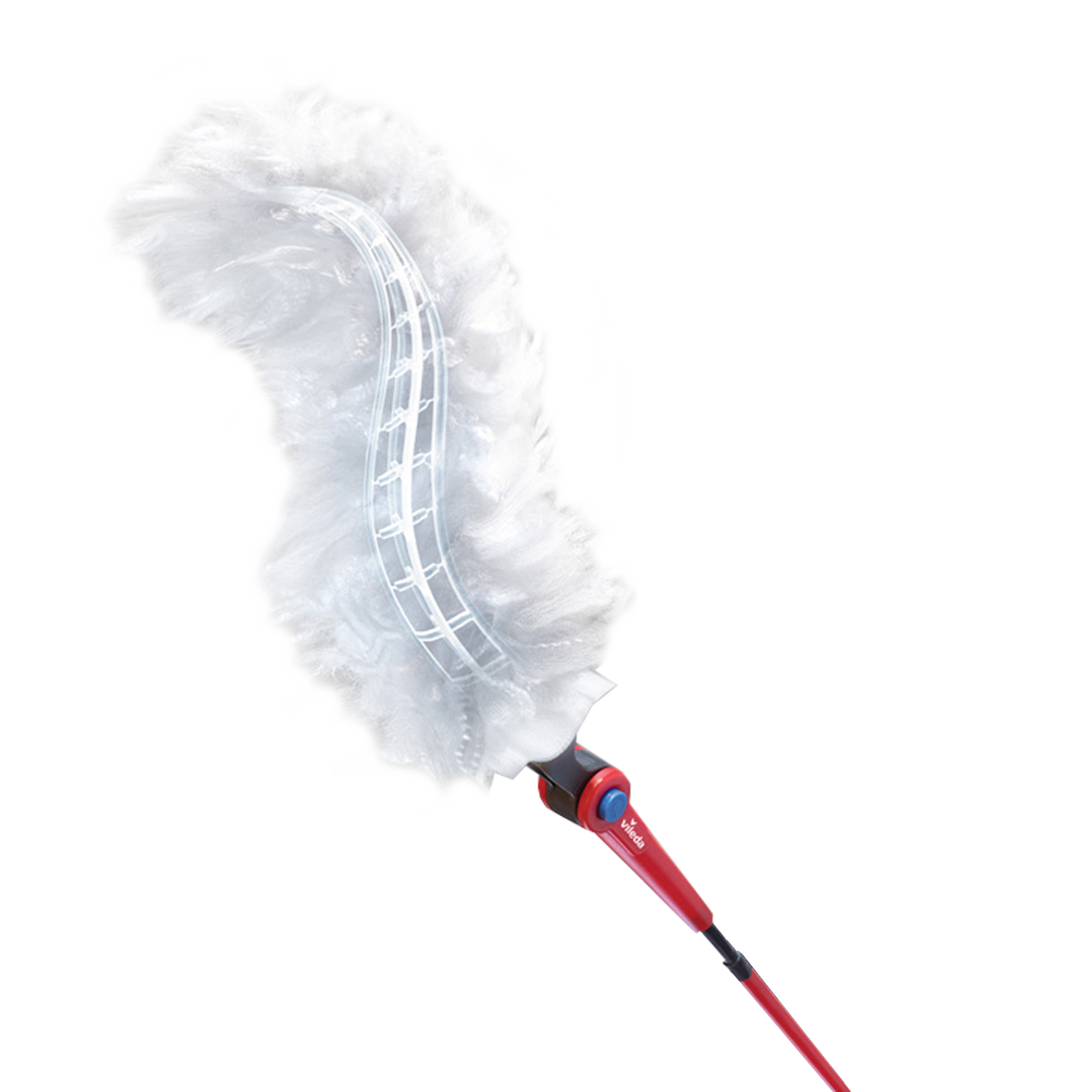 Miotełka do kurzu Flex&amp;Catch z długą rączką + 1 wkład Vileda