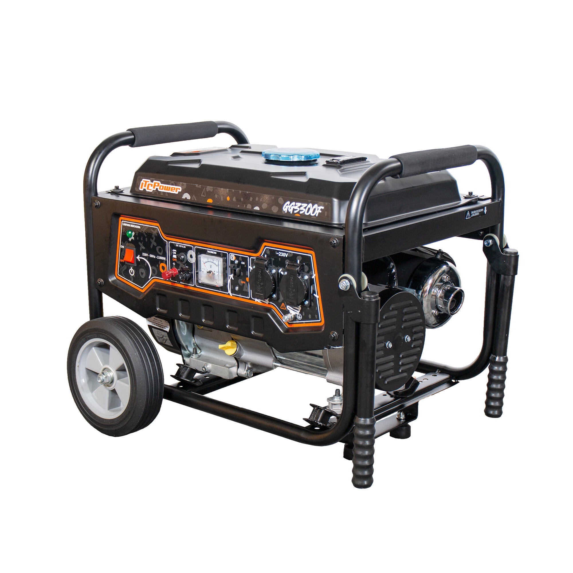 Gerador a gasolina 3KW 230V ITCPOWER GG3300F - 3