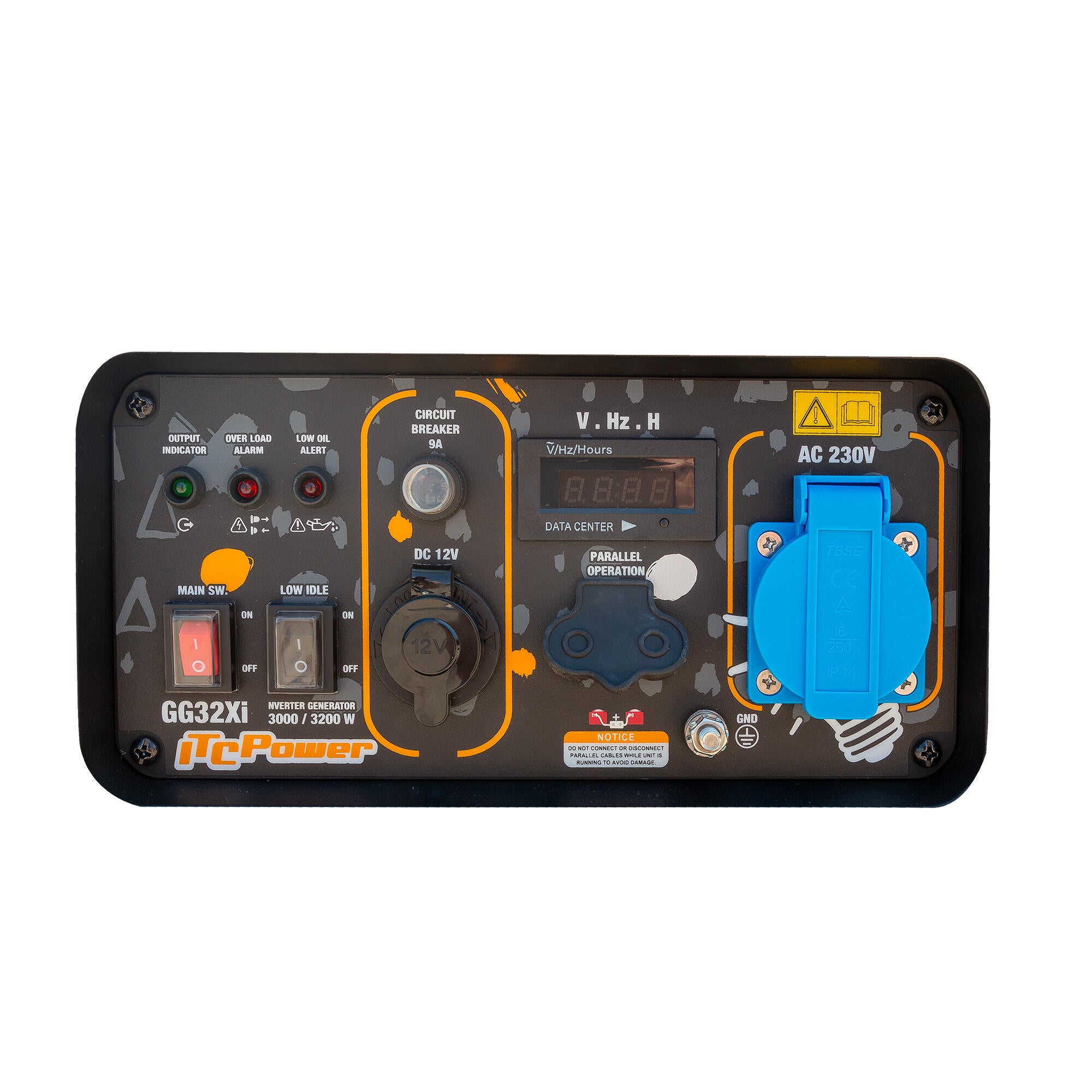 Gerador Inverter a gasolina 3,2KW 230V ITCPOWER GG32XI - 6