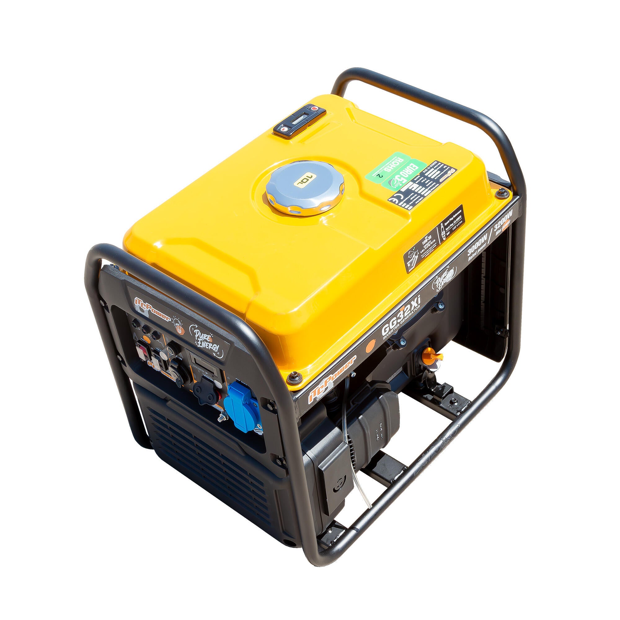 Gerador Inverter a gasolina 3,2KW 230V ITCPOWER GG32XI - 9