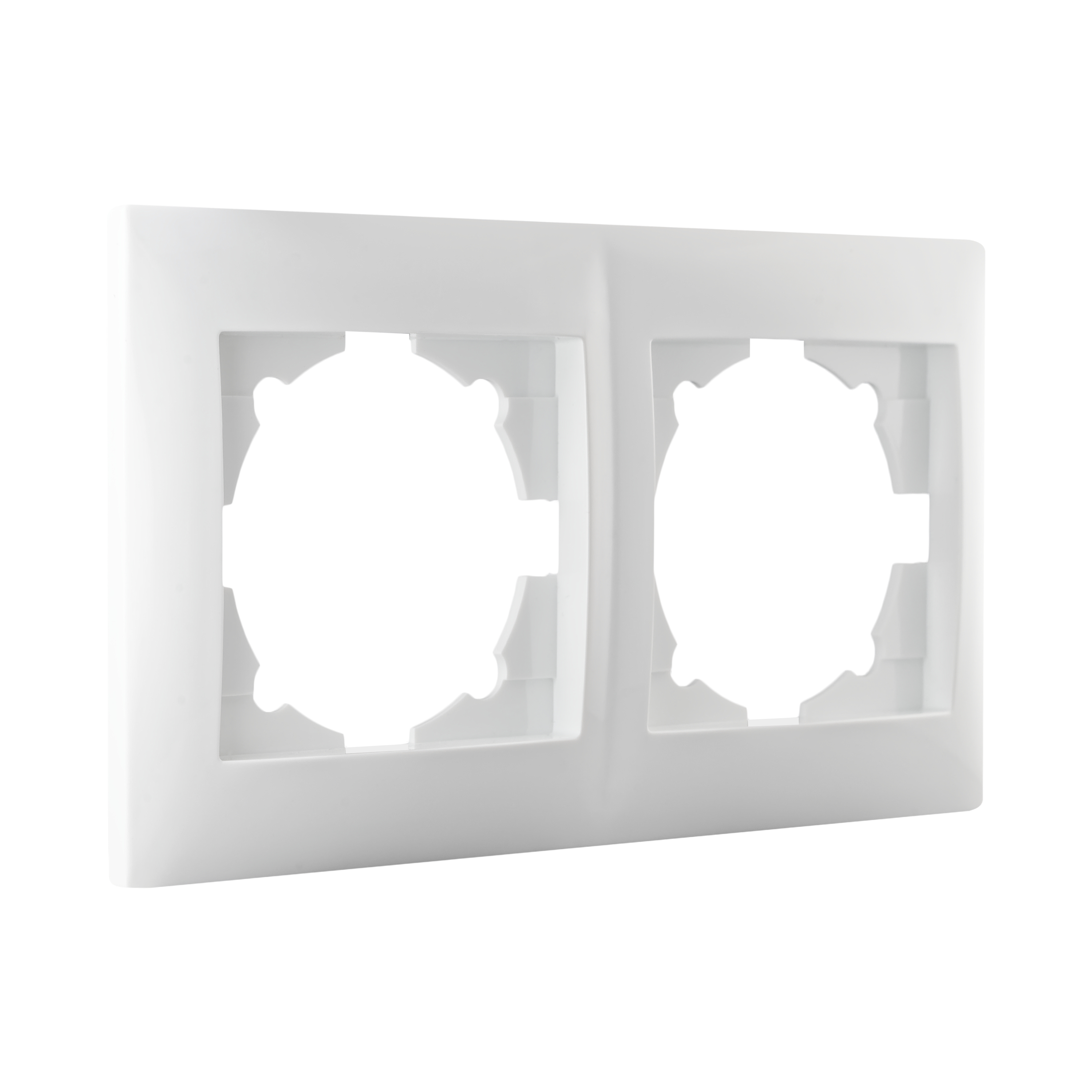 Espelho duplo horizontal branco Lexman Lika - 2