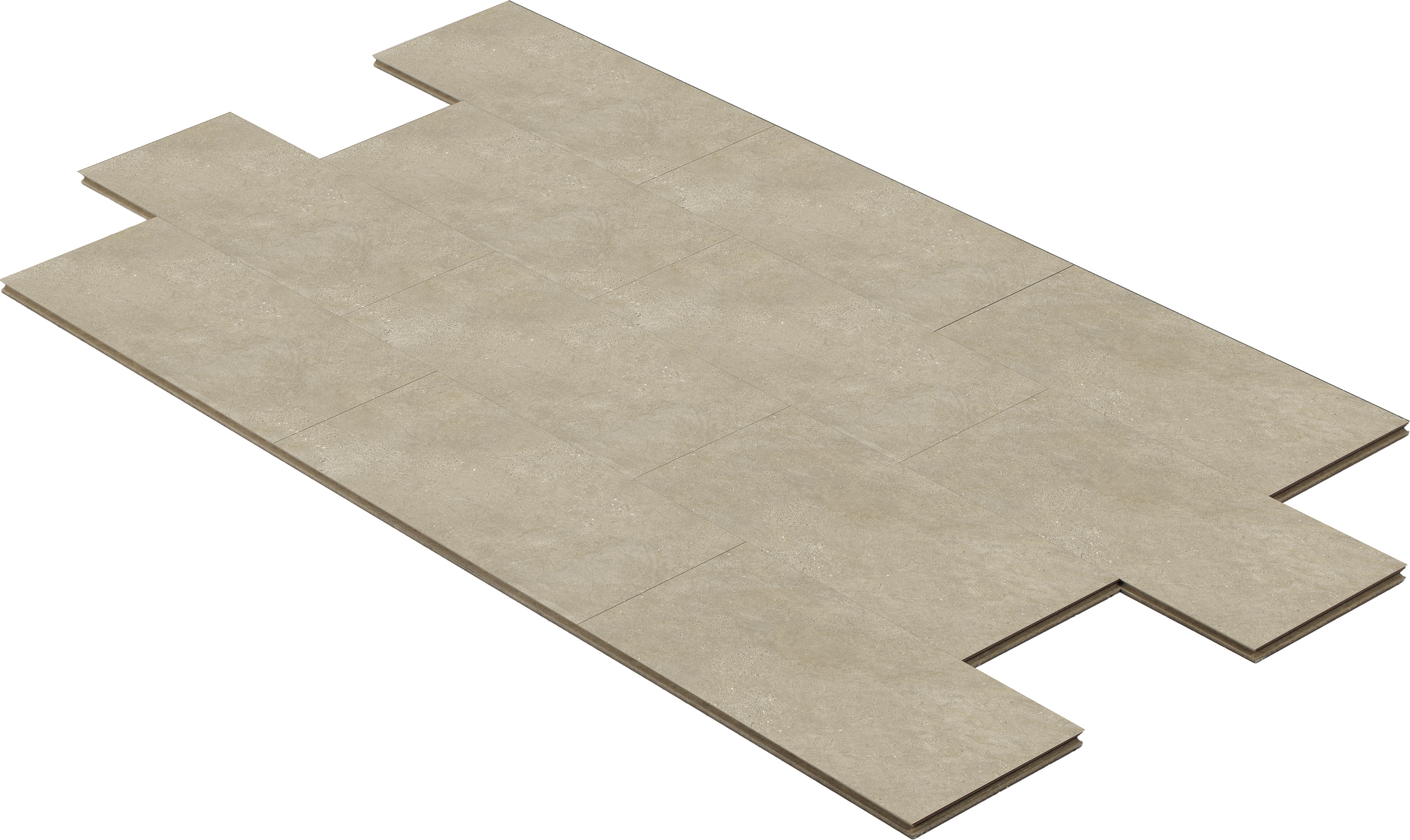 Pavimento vinílico lâmina de SPC click flutuante Canezia superior Artens 5,5 mm com base - 2