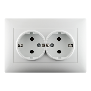 Pulsante Luce Da Superficie FAMATEL Serie 5000 - 10A 250V, Design Extra Piatto, Colore Bianco, Materiale Privo Di Alogeni