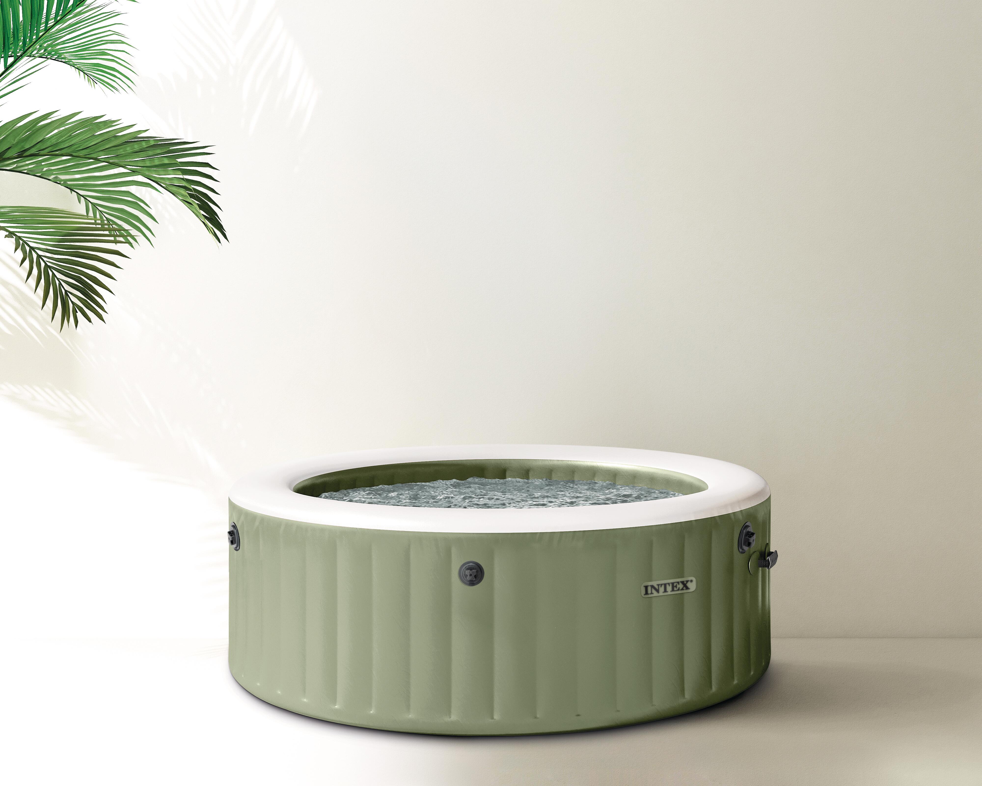 Pure Spa gonflable INTEX Olive rond, 4 places - 3