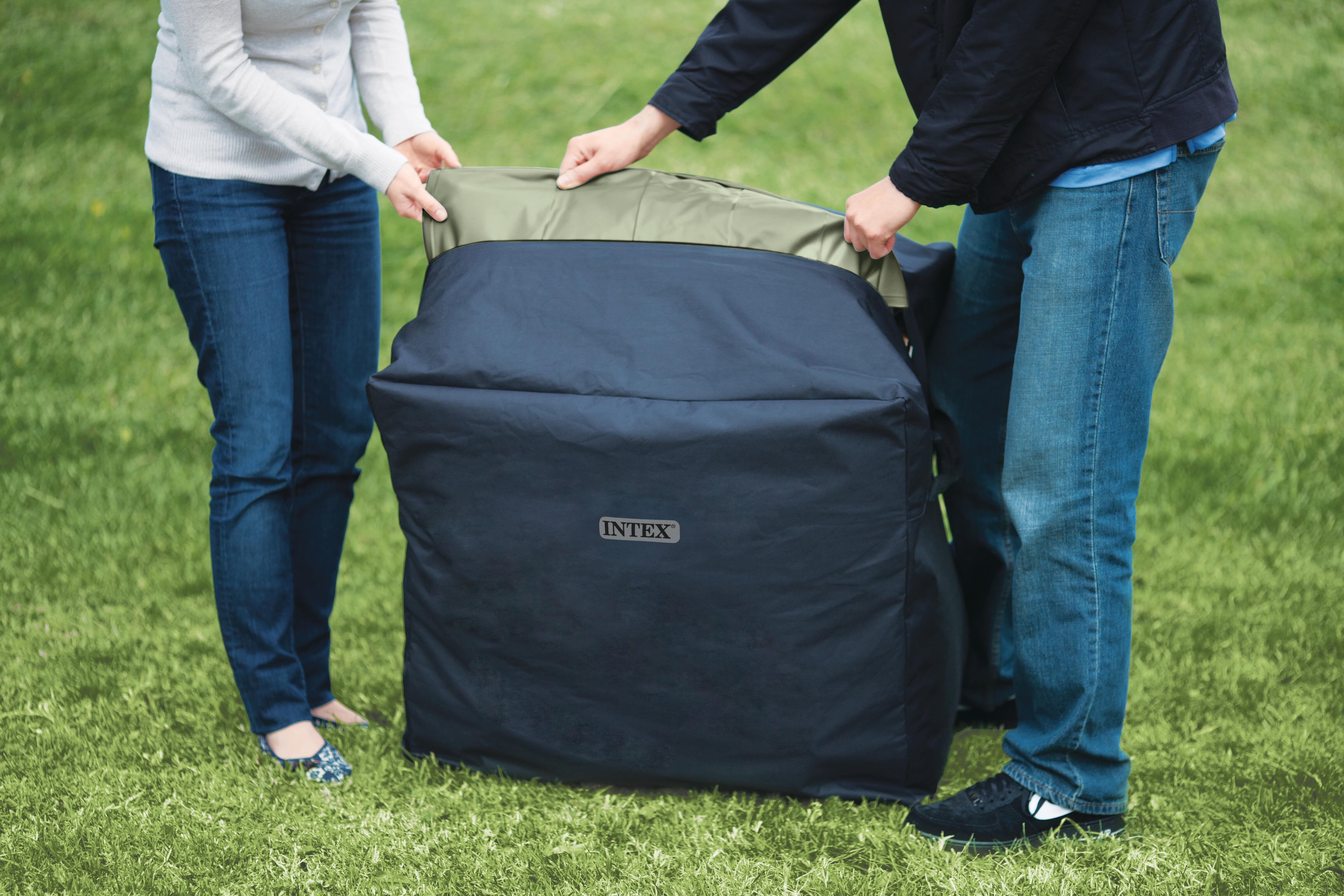 Pure Spa gonflable INTEX Olive rond, 4 places - 2