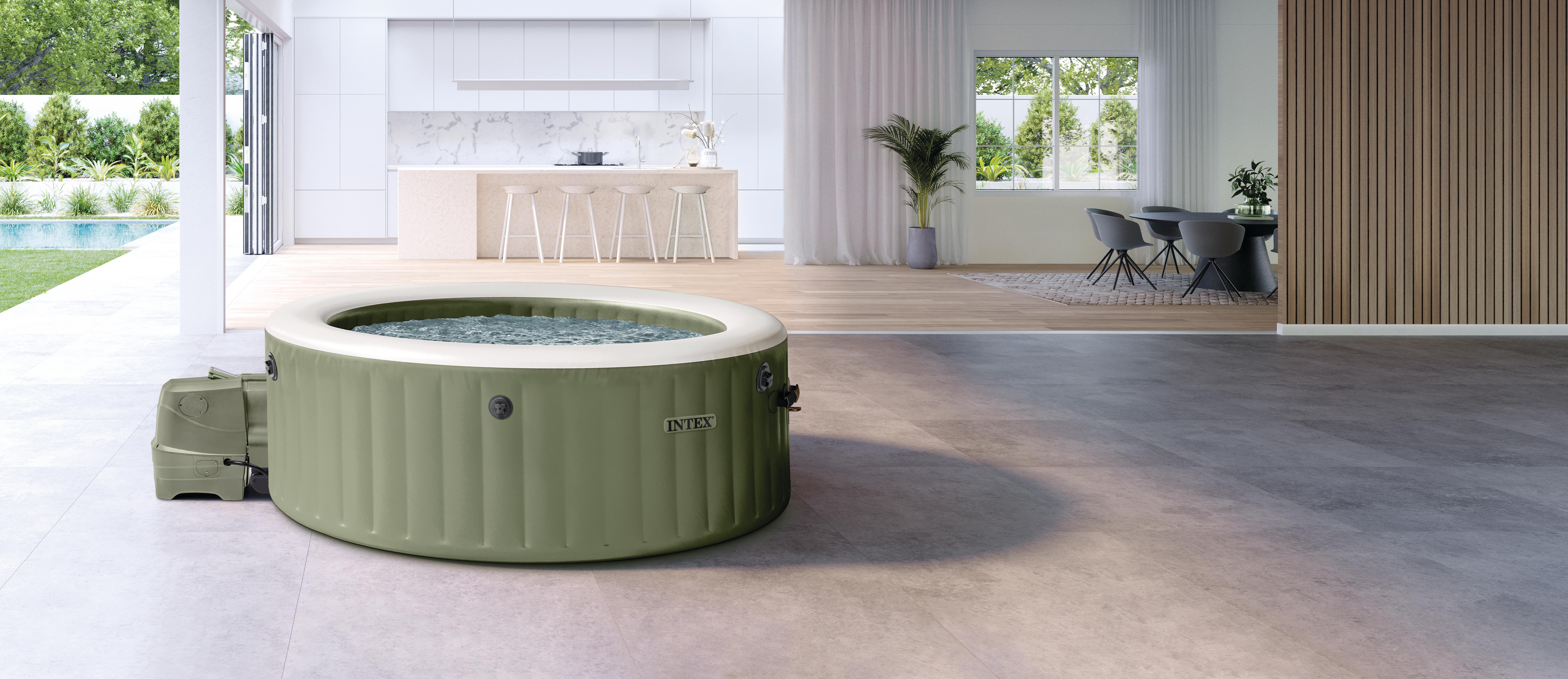 Spa inflável Purespa Olive 216x71 cm Intex - 4