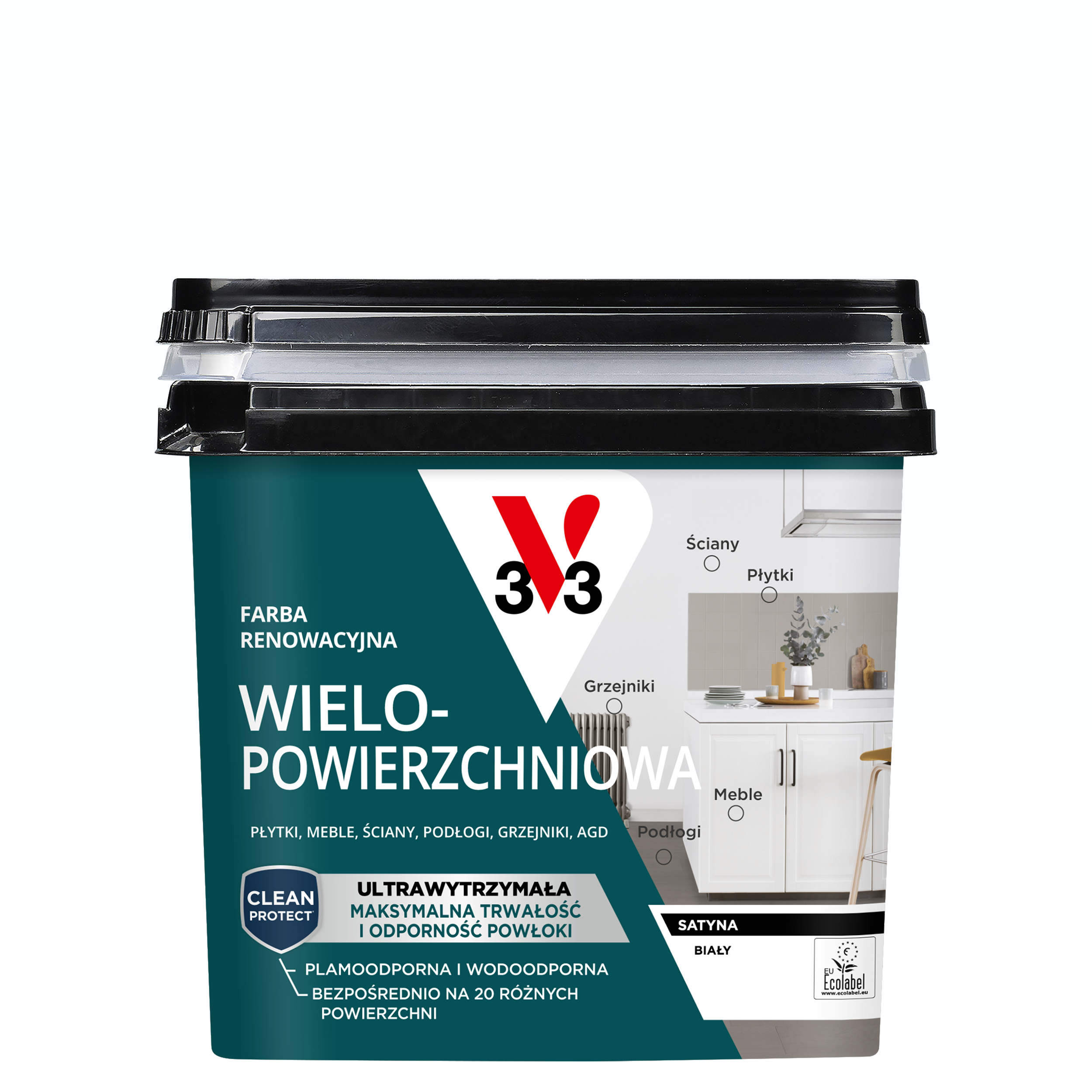 Farba renowacyjna Wielopowierzchniowa 0.75 l Biały Satynowy V33