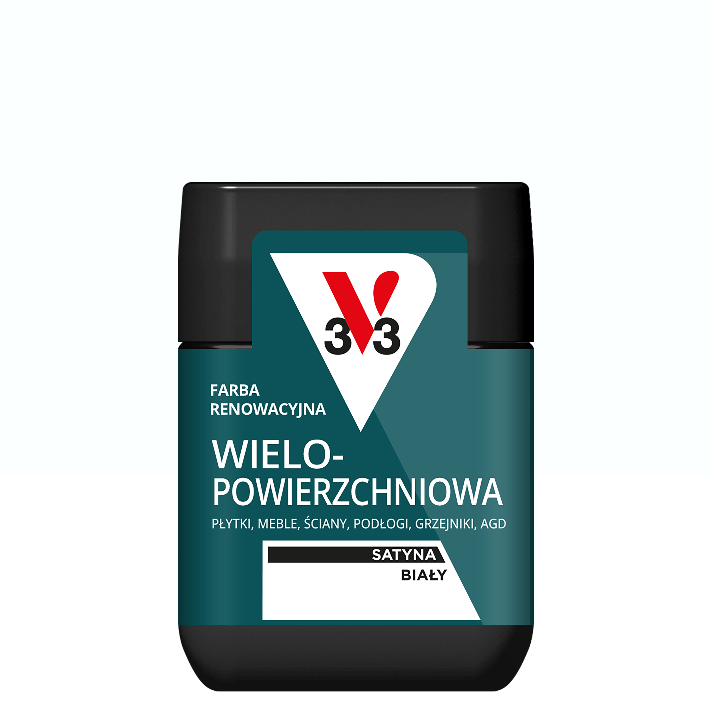 Tester farby renowacyjnej Wielopowierzchniowa 75 ml Biały Satynowy V33