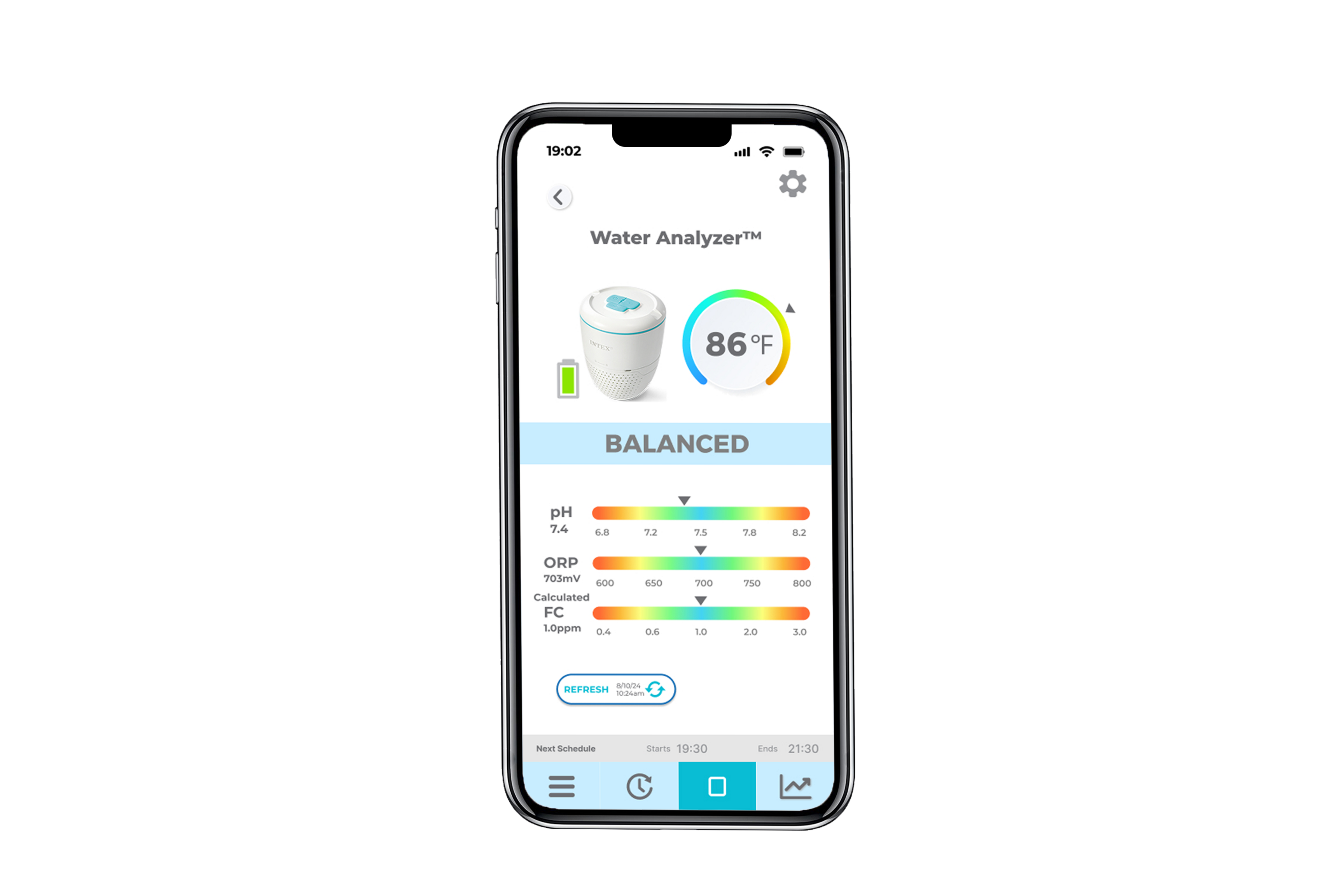Analyseur d'eau connecté INTEX - 6