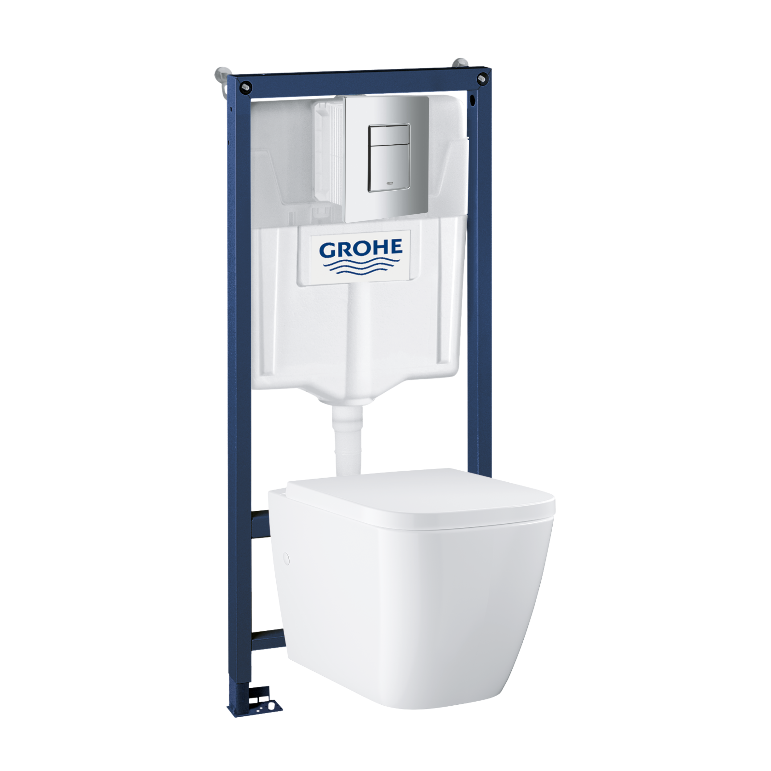 Zestaw podtynkowy Clova stelaż miska WC przycisk chrom Grohe