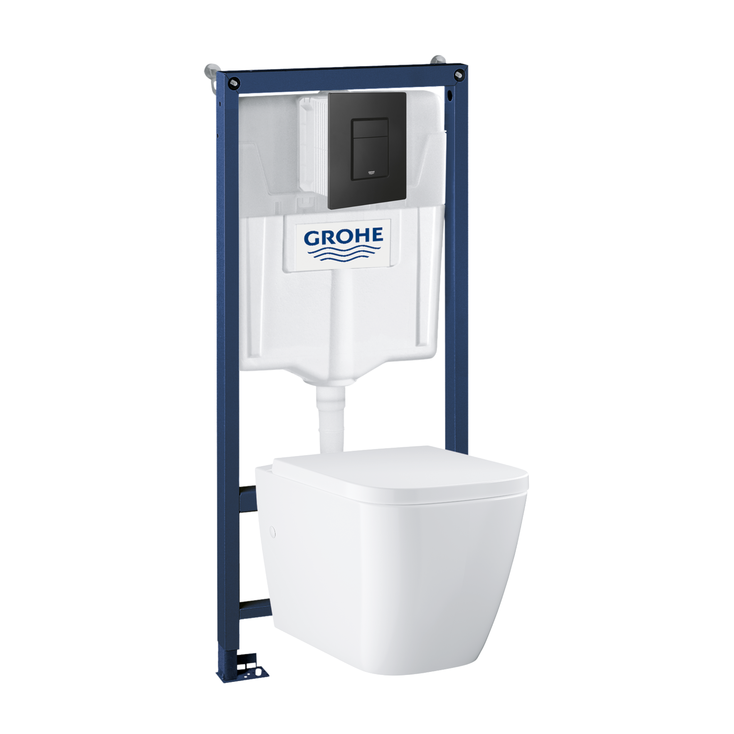 Zestaw podtynkowy Clova stelaż miska WC przycisk czarny Grohe