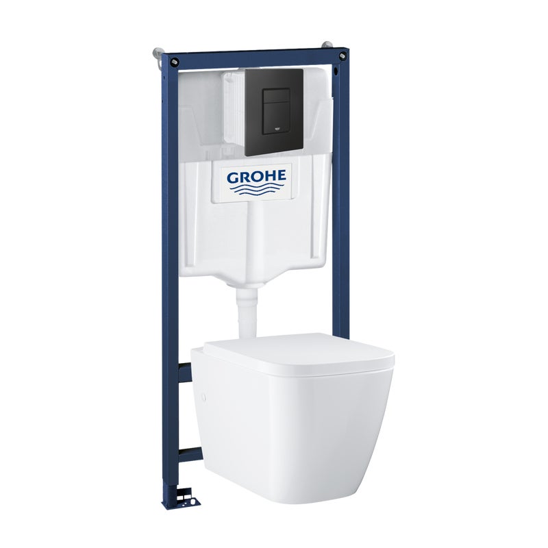 Zestaw podtynkowy Clova stelaż miska WC przycisk czarny Grohe