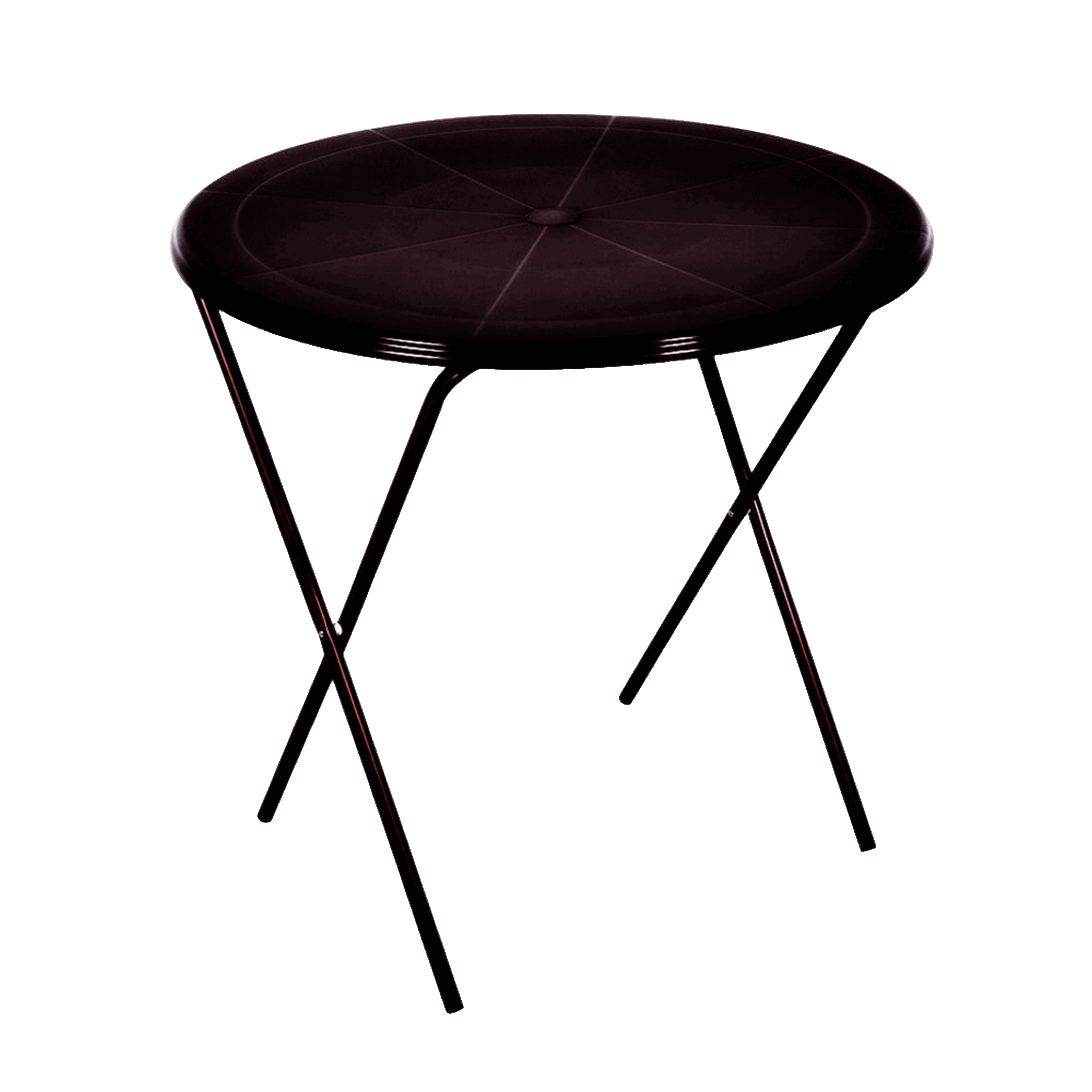 Stolik ogrodowy Topaz okrągły 65cm antracytowy Ołer Garden