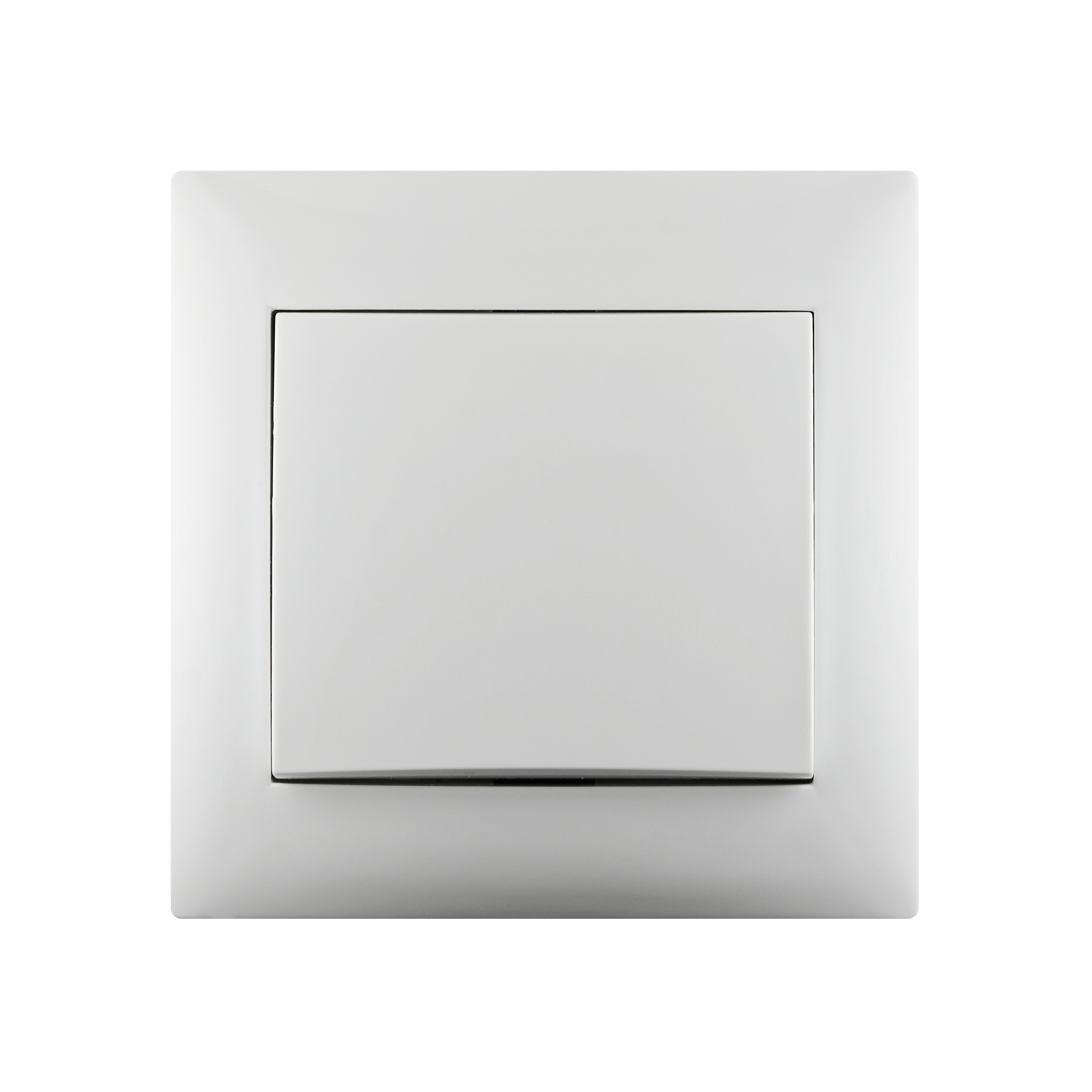 Conmutador una tecla monoblock lika color blanco