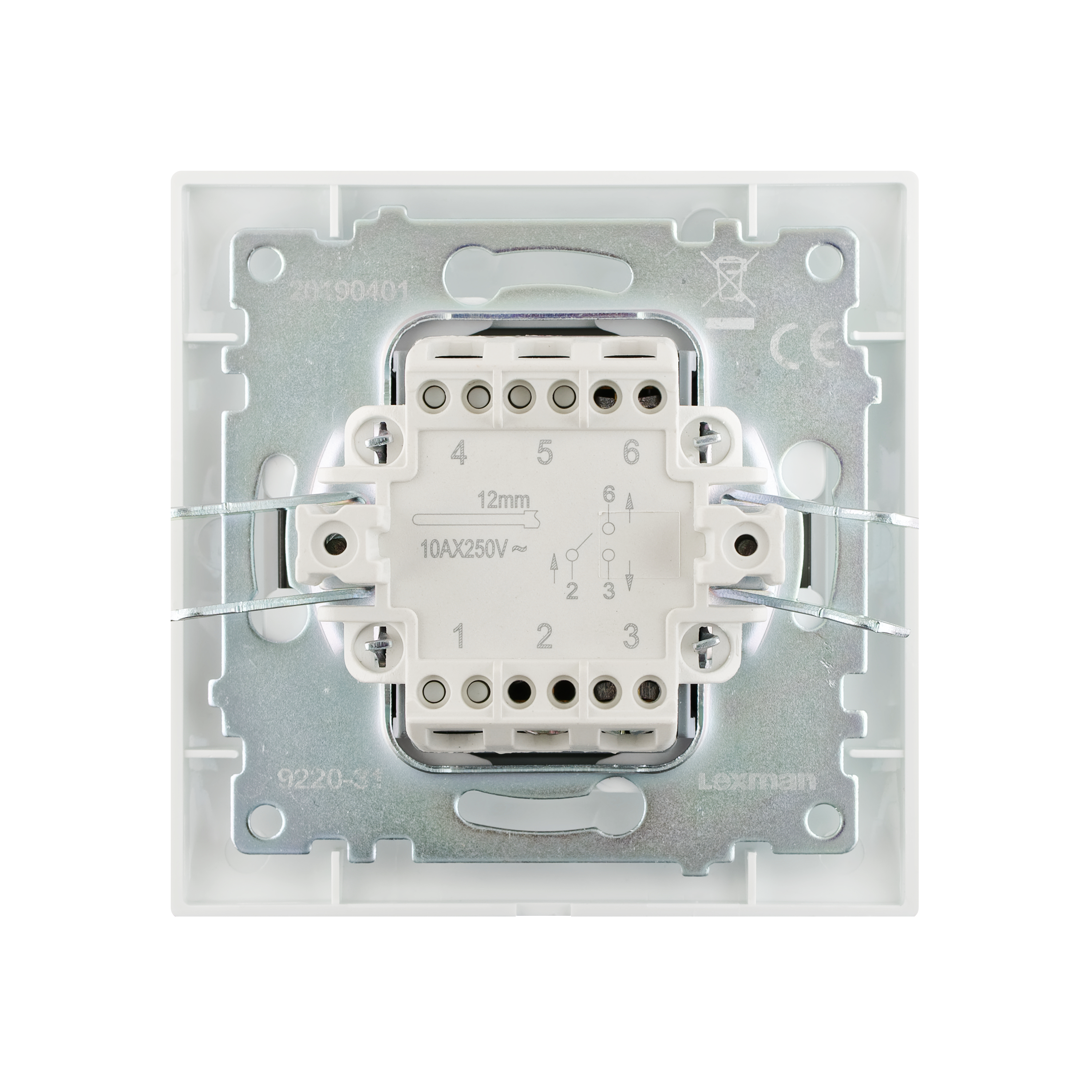 Comutador LEXMAN LIKA BRANCO - 8