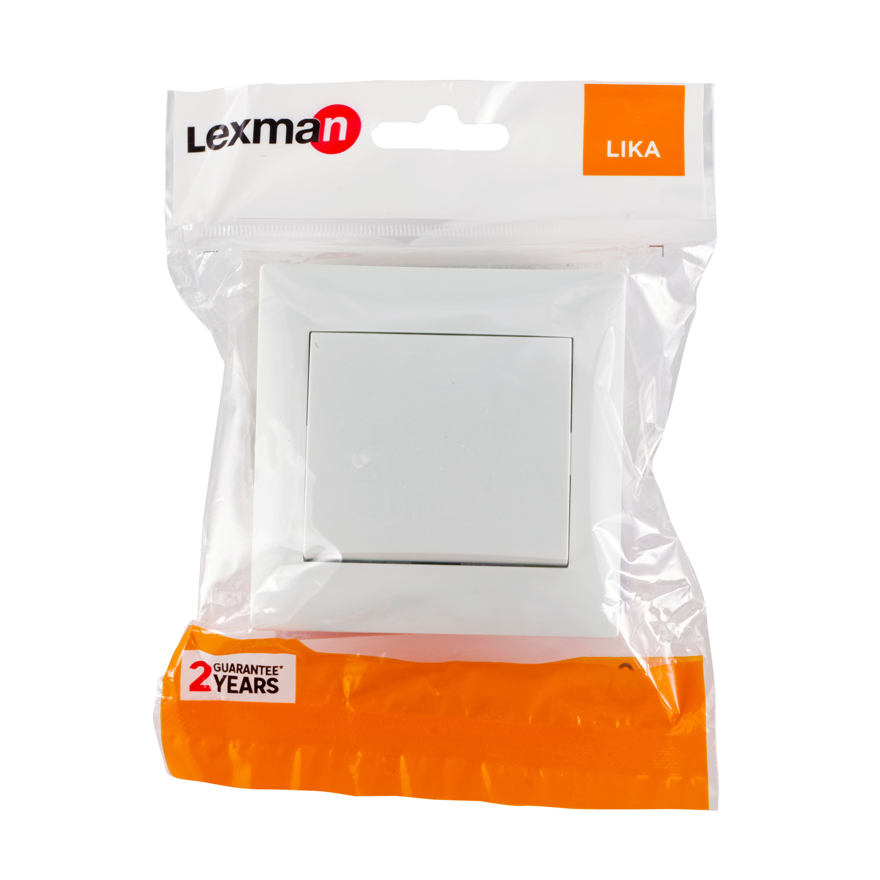 Włącznik pojedynczy schodowy LIKA biały LEXMAN - 6