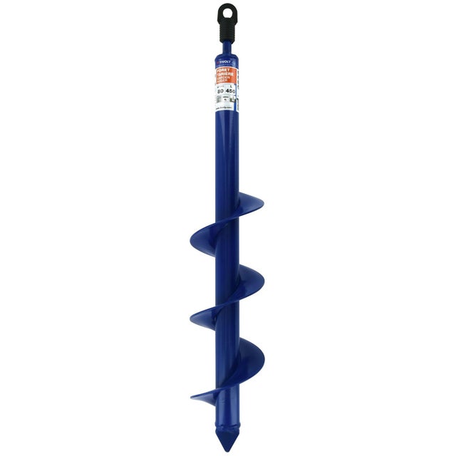 Adaptateur De Foret De Tarière à Tige Ronde, Perceuse électrique à Connecteur De Tarière De Terre, Outil D'arbre, 2 Emplacements Et 2 Fosses, Pour Les