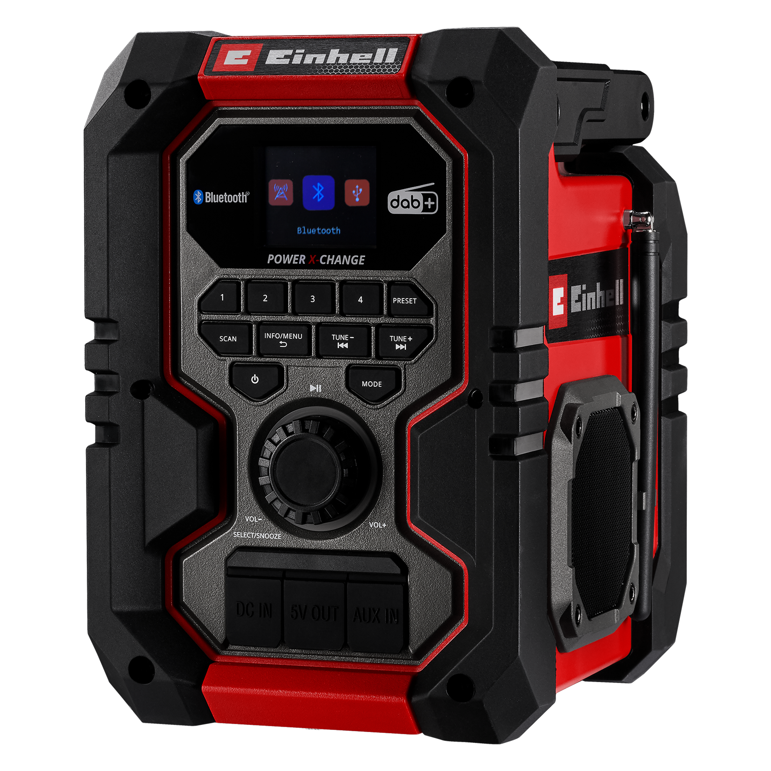Radio budowlane akumulatorowe TE-CR 18 Li DAB+/FM/BT Solo Power X‑Change EINHELL