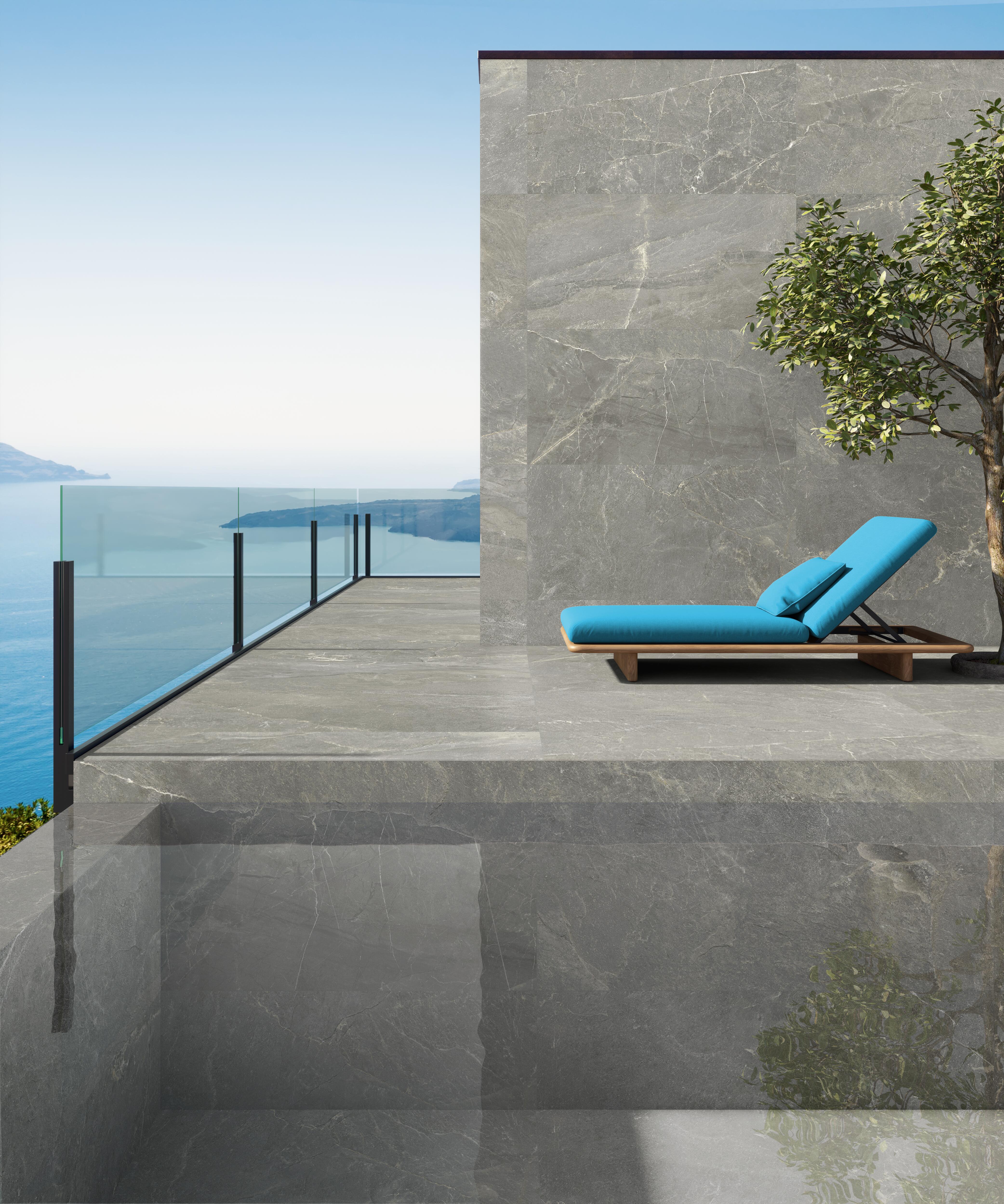 PORCELÁNICO PISCINA 37X75CM TER ASH ANTIDESLIZANTE - 2