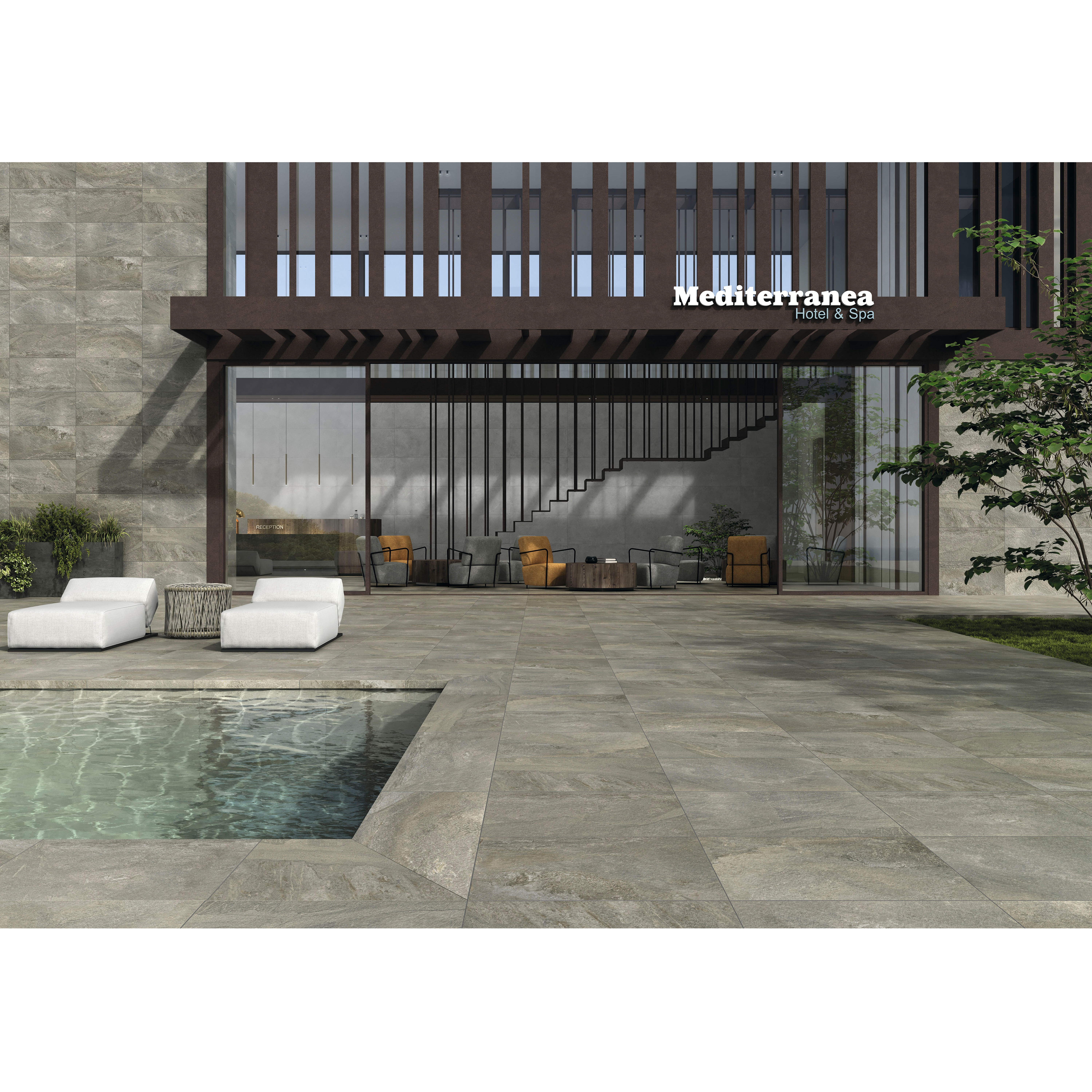 PORCELÁNICO PISCINA 37X75CM ILMEN GALENA - 2