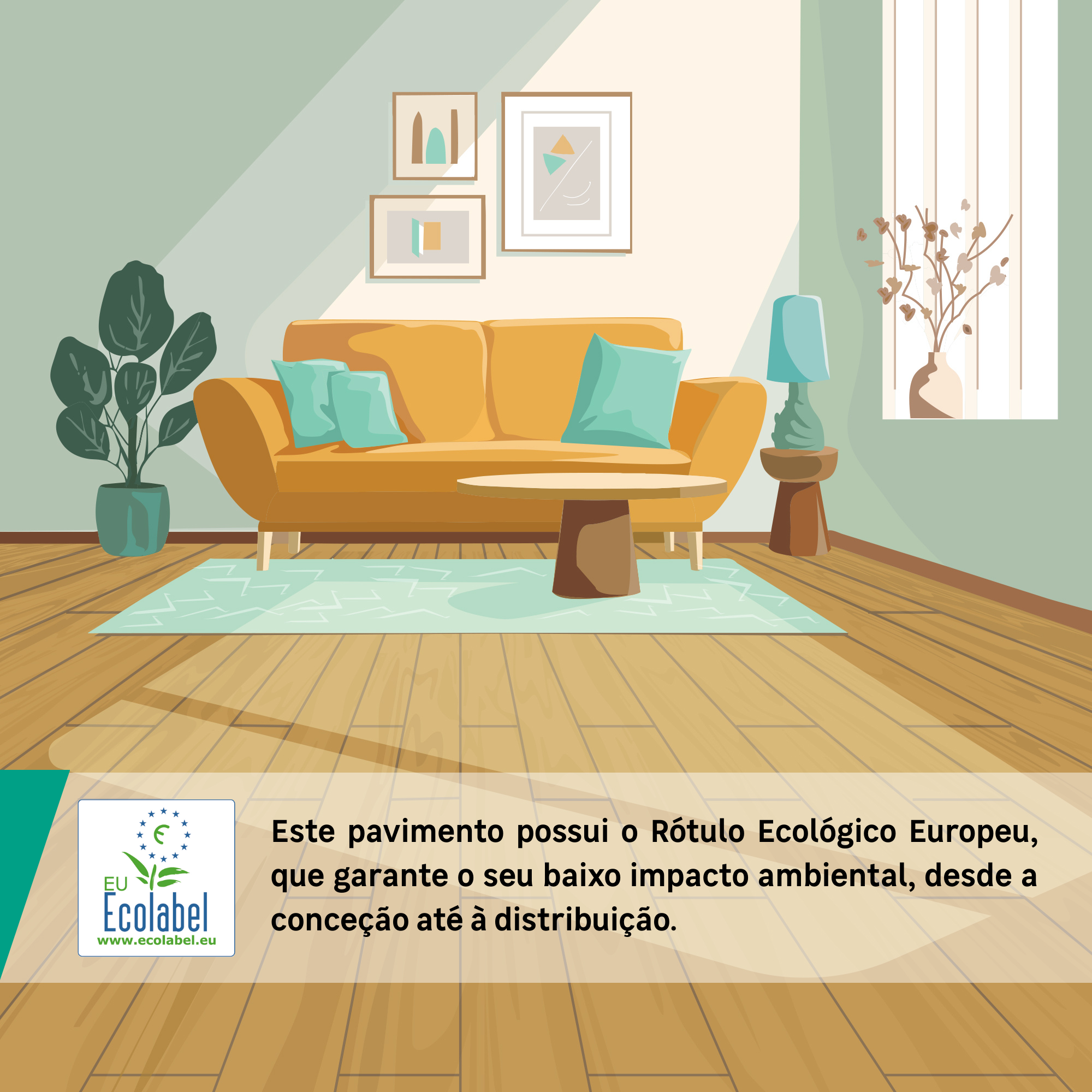 Pavimento flutuante laminado Orito resistente à água 24h superior 8 mm Artens - 7