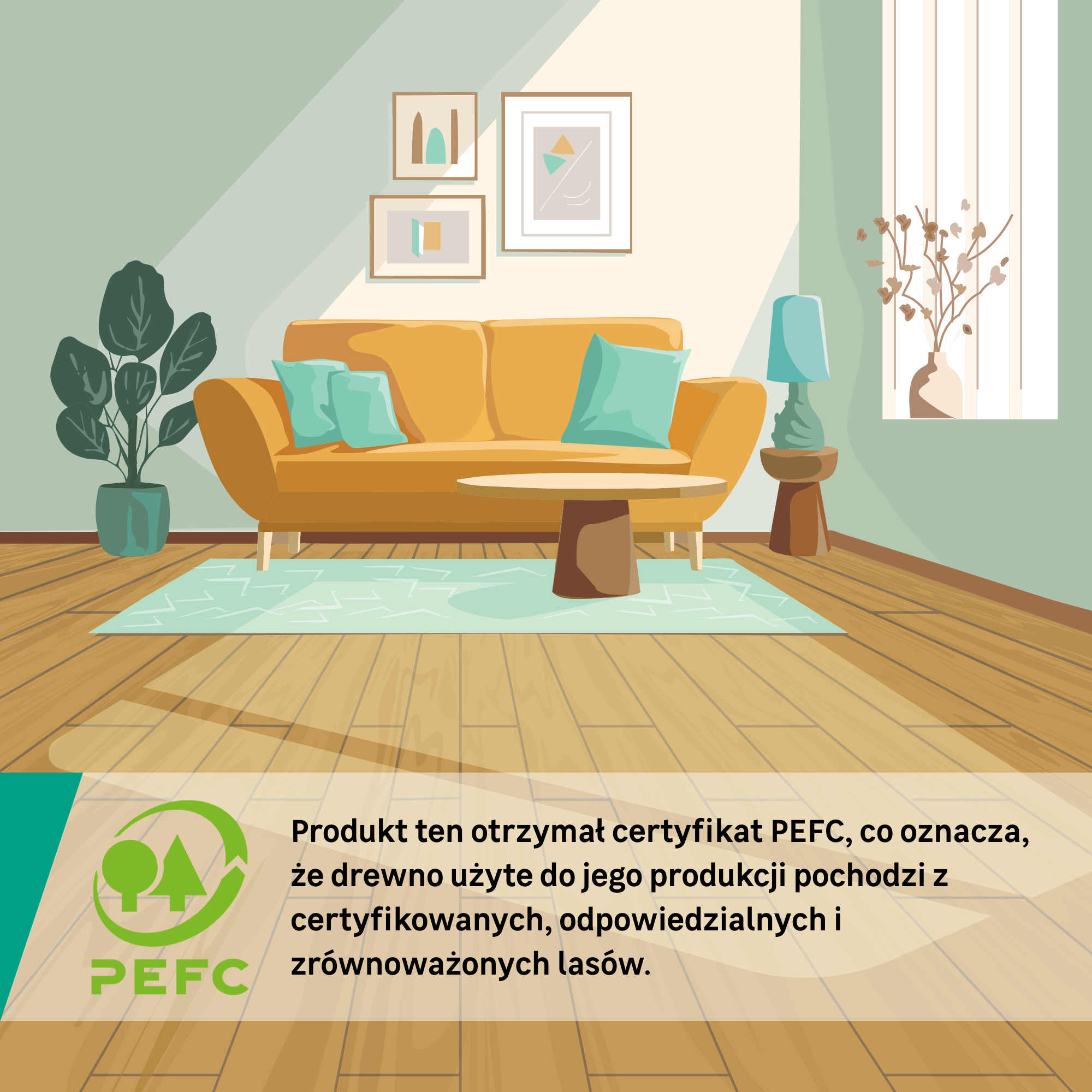 Panele podłogowe laminowane wodoodporne AC5 8 mm Artens Varda 2 - 5